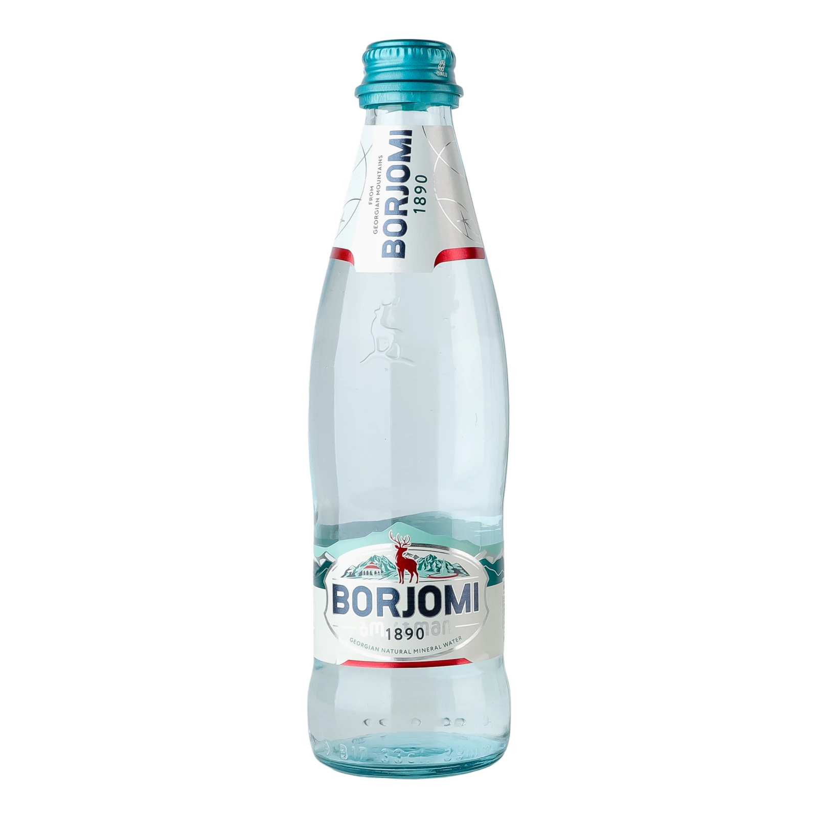 Вода мінеральна Borjomi природна лікувально-столова сильногазована 330мл