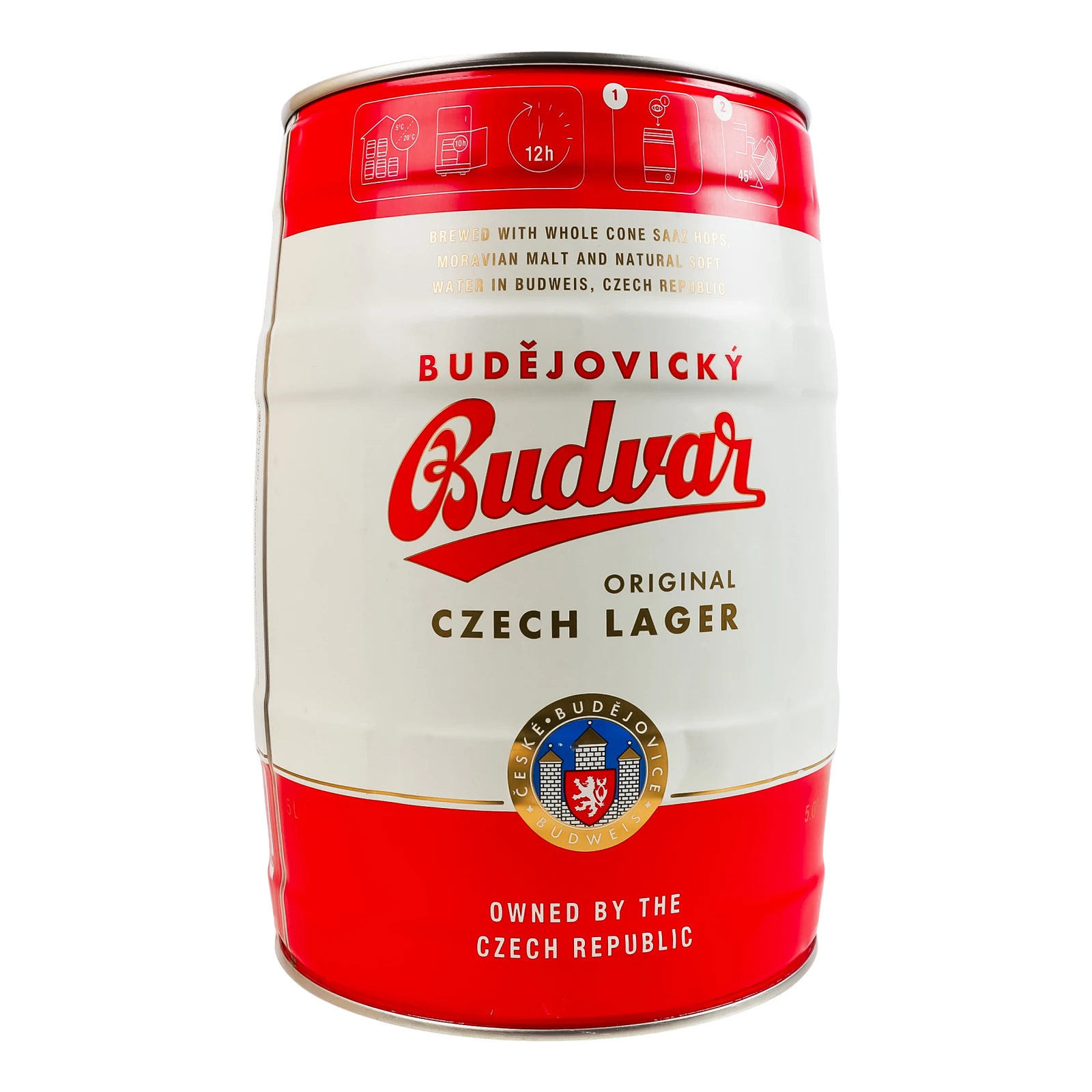 Пиво Budwеiser Budvar світле 5% 5л Фото №:2