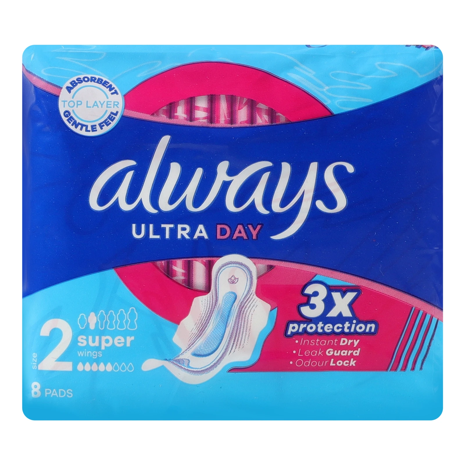 Прокладки Always гігієнічні Ultra Day Super ароматизовані 8шт Фото навігації №:1