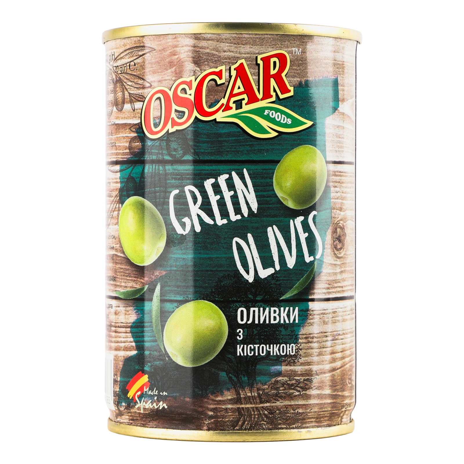 Оливки Oscar foods з кісточкою 300г Фото №:2