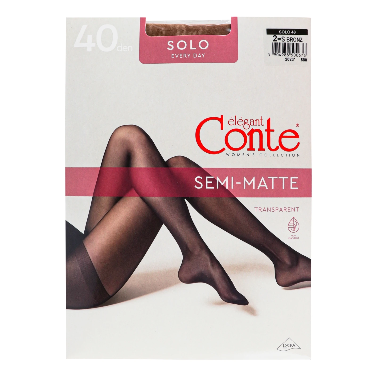 Колготки Conte elegant Solo жіночі 40den bronz 2-S Фото №:1