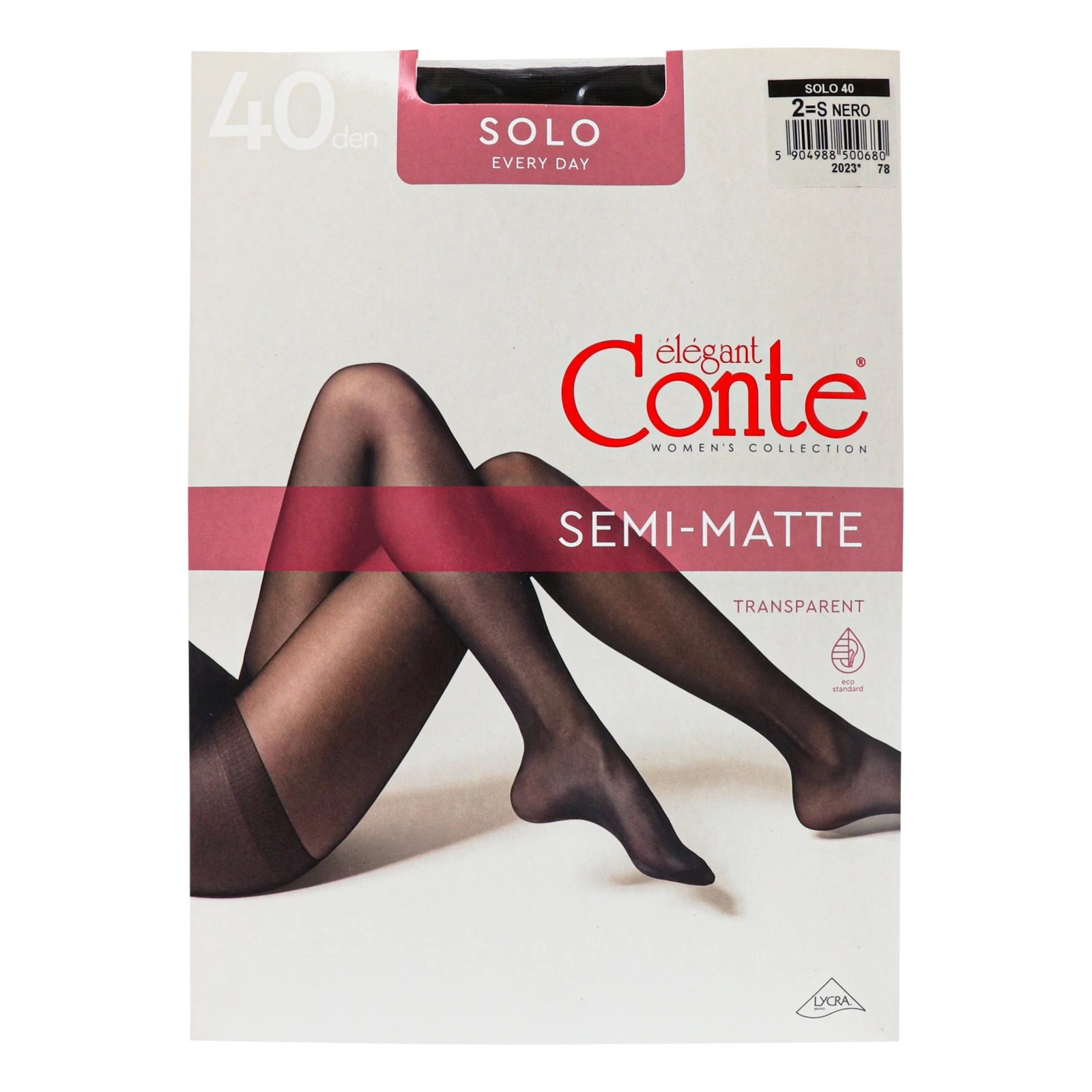 Колготки Conte elegant Solo жіночі 40den nero 2-S