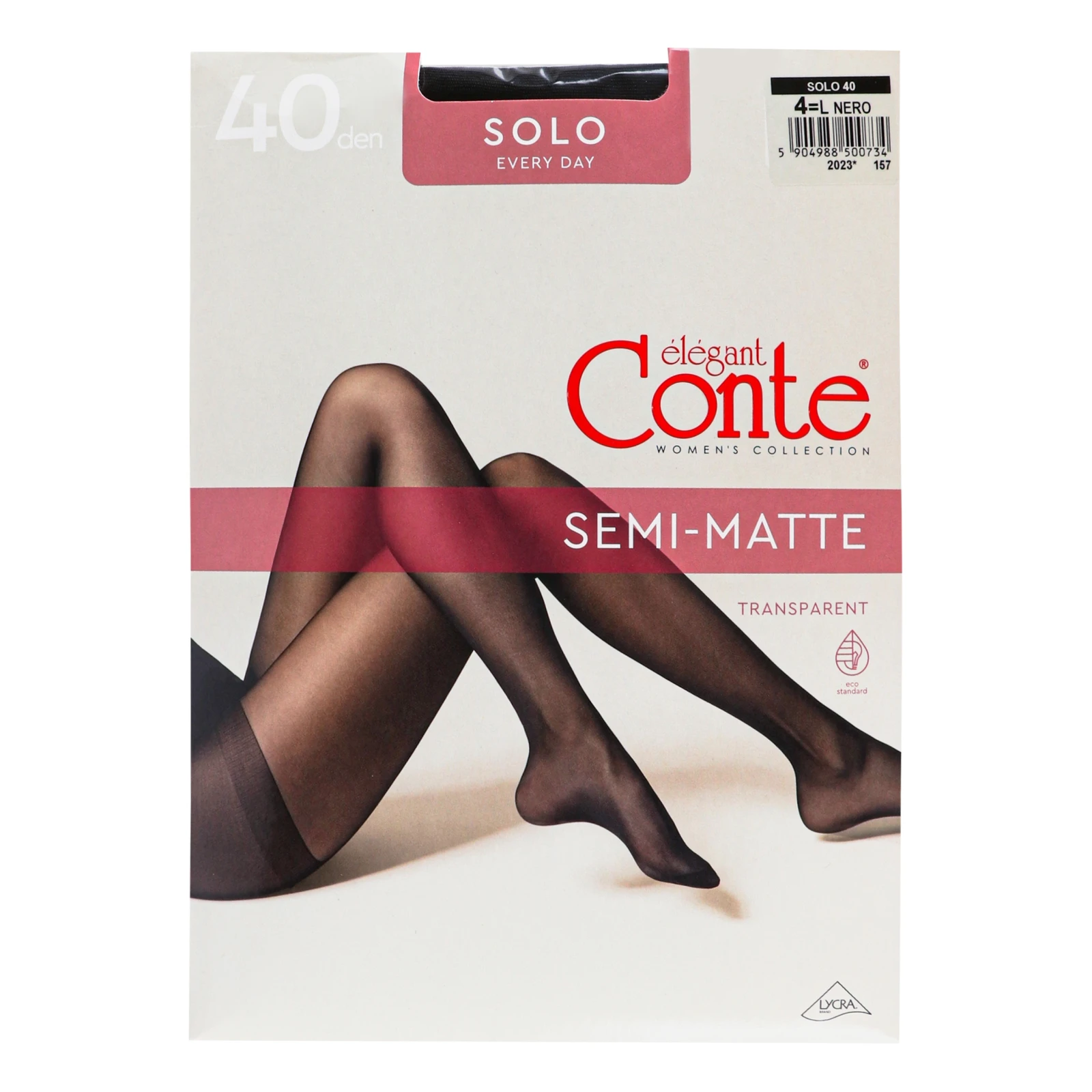 Колготки Conte elegant Solo жіночі 40den nero 4-L