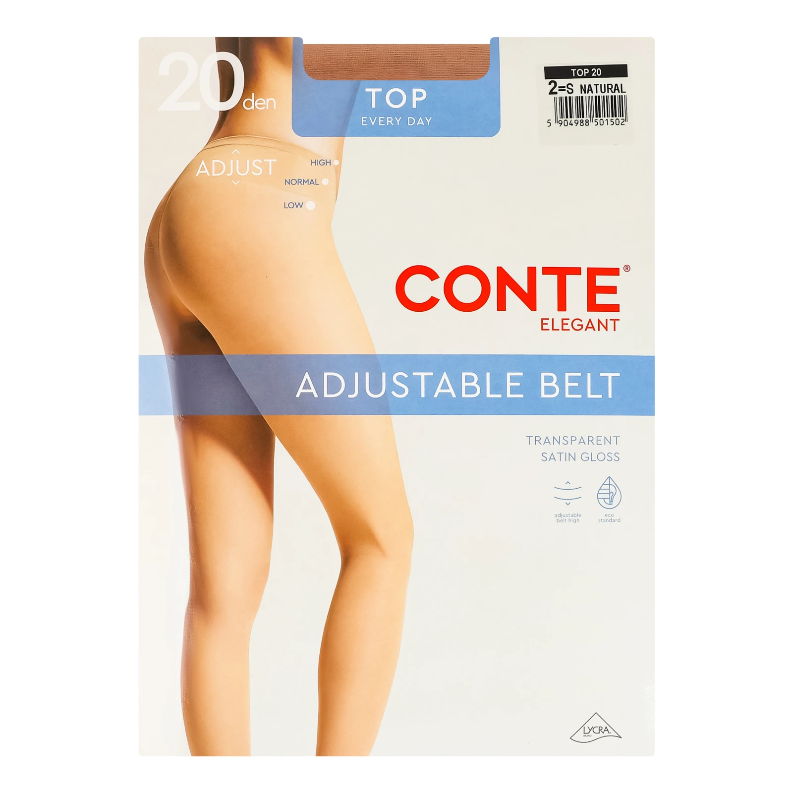 Колготки Conte elegant Top жіночі 20 den natural 2-S