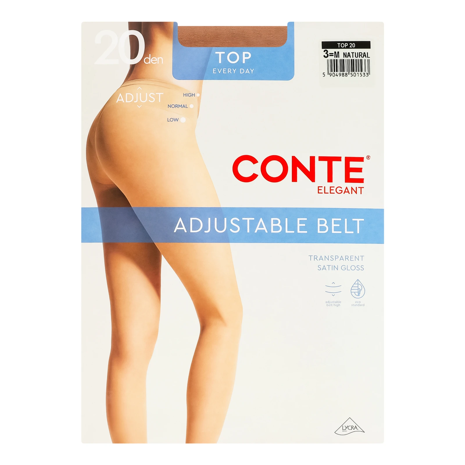 Колготки Conte elegant Top жіночі 20 den natural 3-M