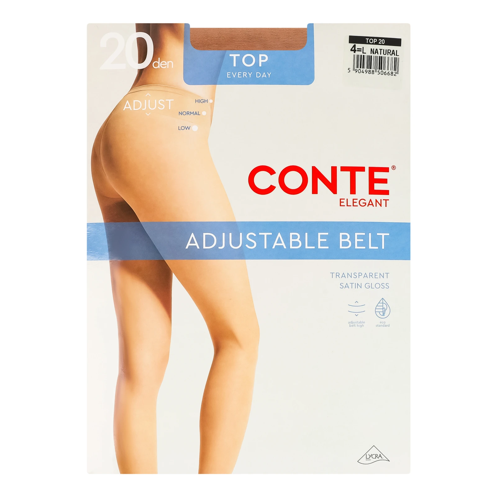 Колготки Conte elegant Top жіночі 20 den natural 4-L