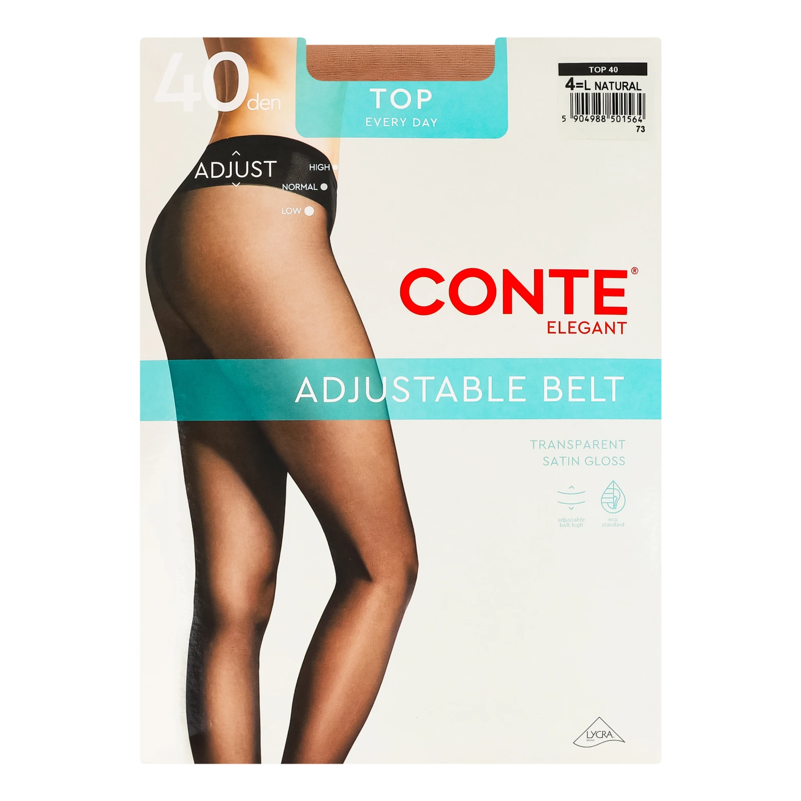 Колготки Conte elegant Top жіночі 40 den natural 4-L