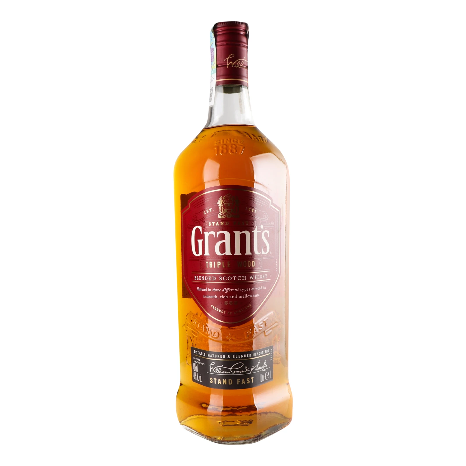 Набір Grant's Віскі Family Reserve 40% 1л + склянка 1шт Фото навігації №:1