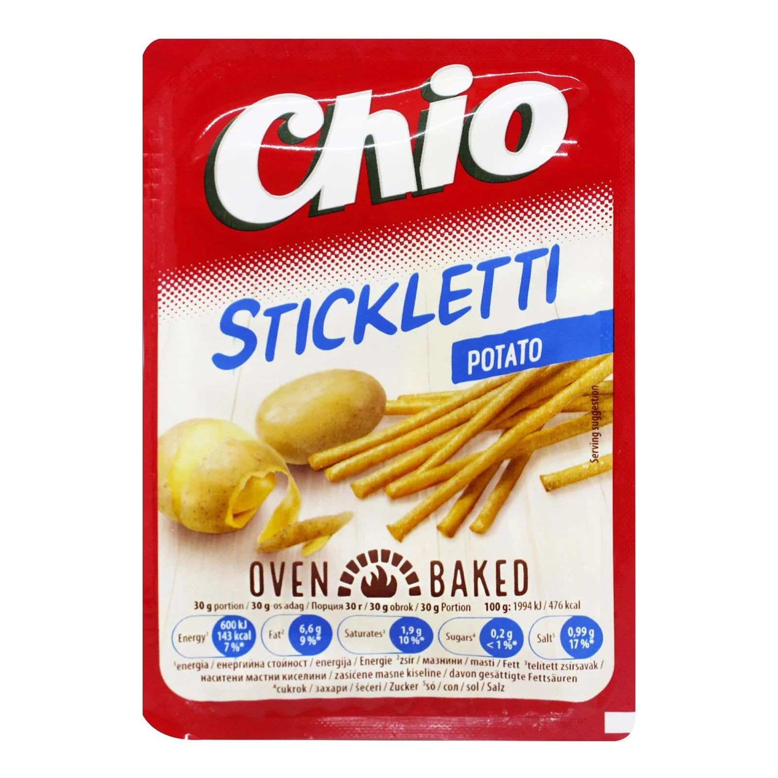 & Соломка Chio 80г Stickletti картопля Фото №:1