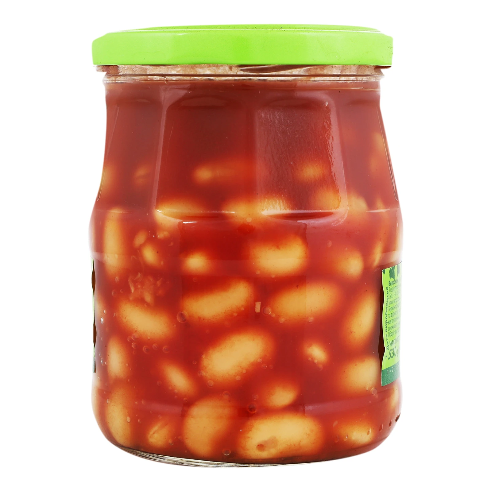 Квасоля З бабусиної грядки у томатному соусі 530г Фото №:2