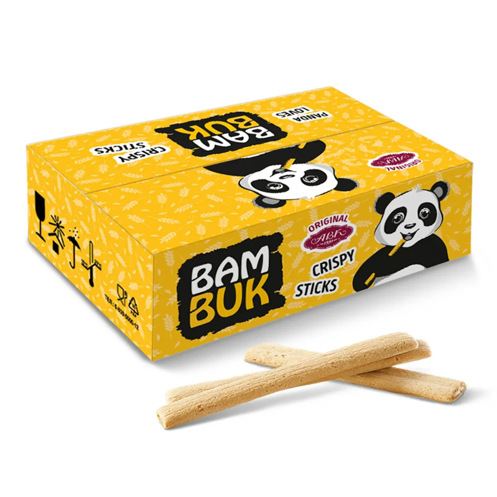 Снеки АВК Бам-Бук мультизлакові зі смаком згущеного молока Фото №:1