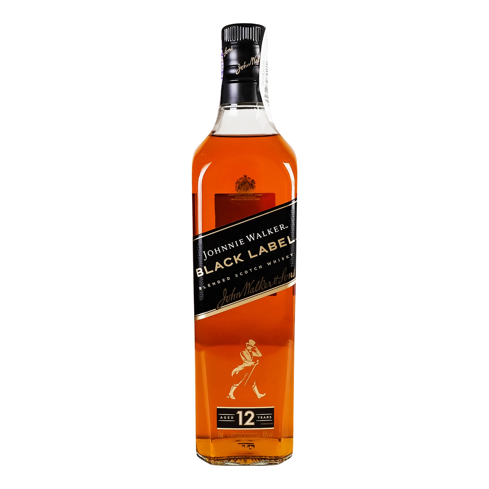 Віскі Johnnie Walker Black label 12YO 40% 0.7л Фото №:1