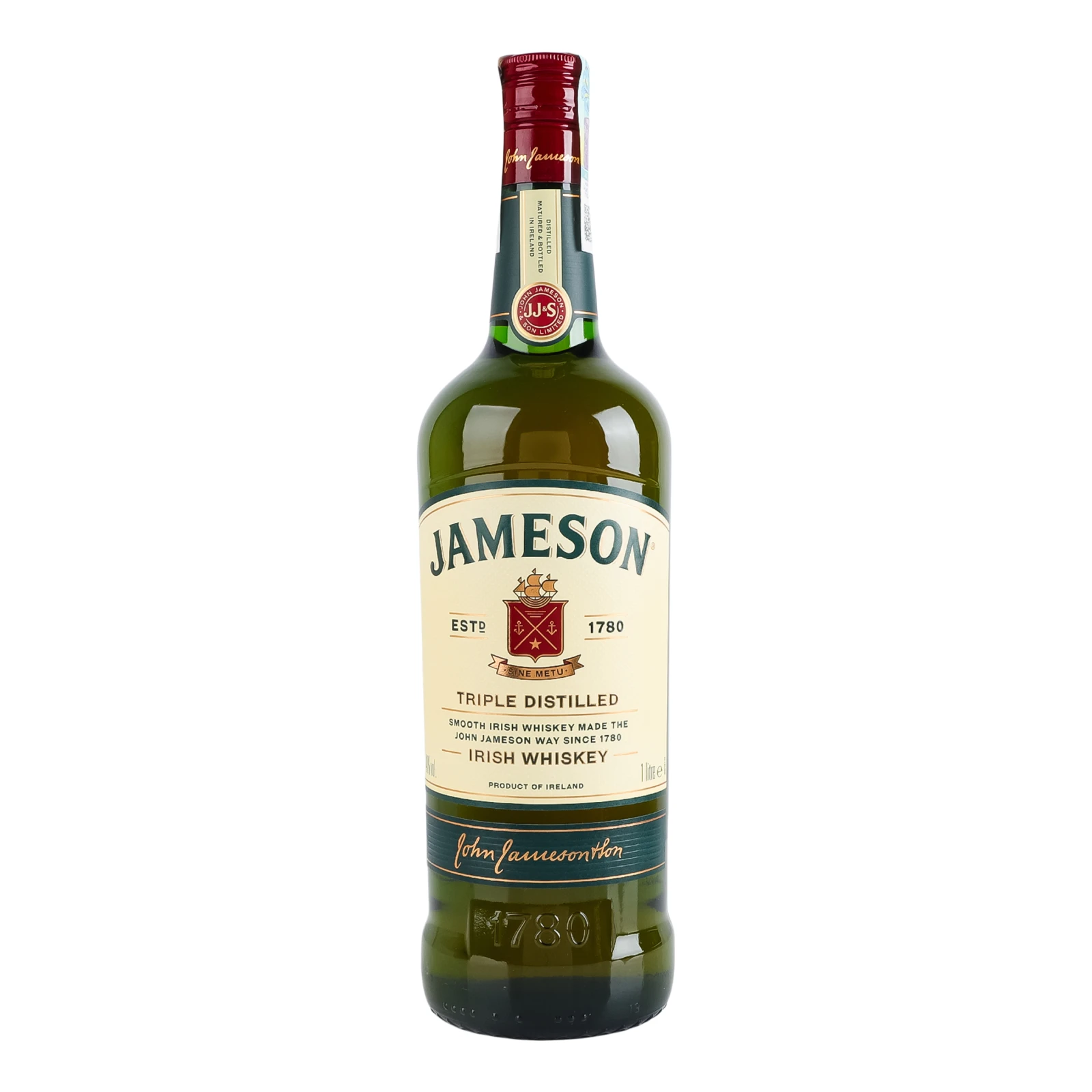 Віскі Jameson ірландське 40% 1л Фото №:1