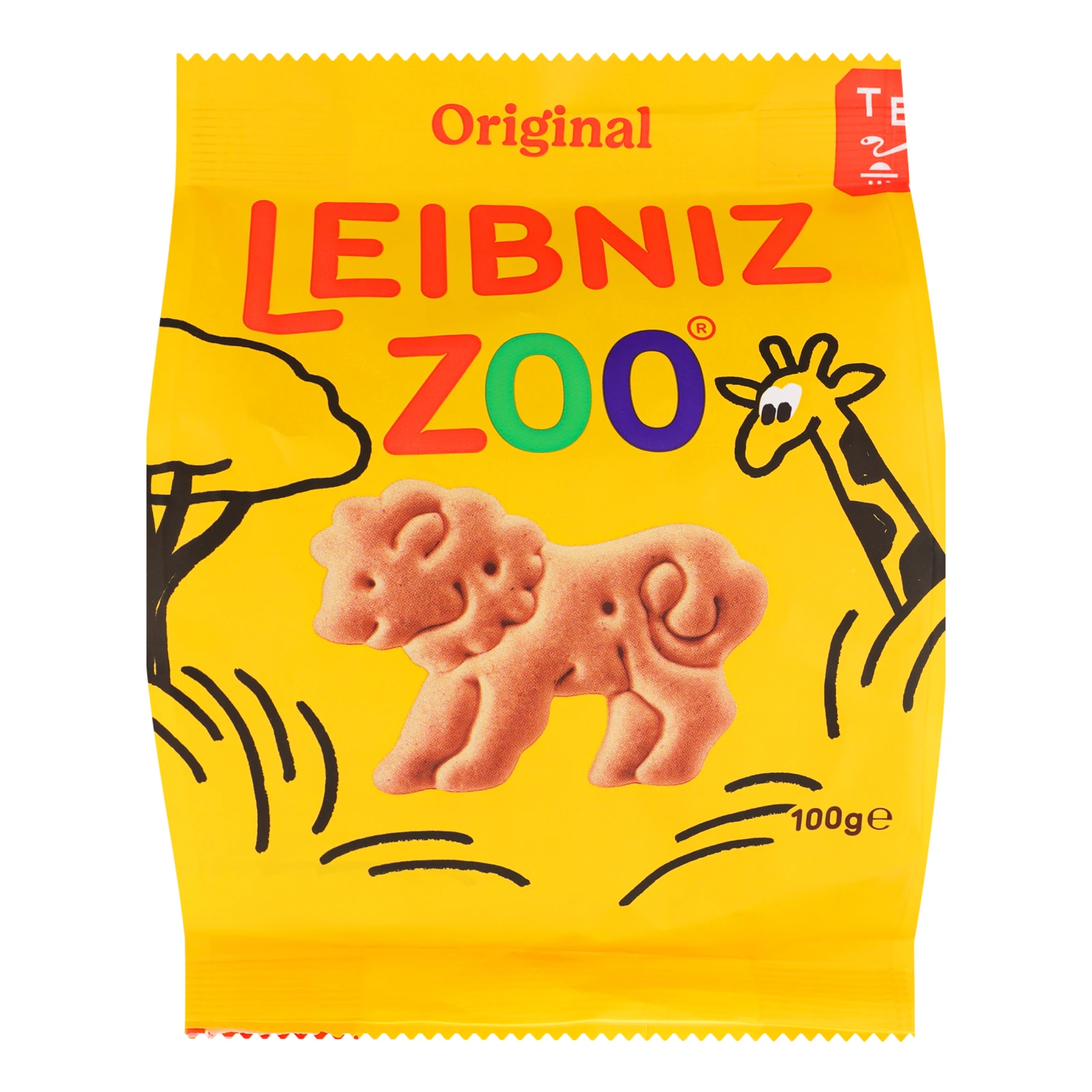 Печиво Leibniz Original Zoo вершкове у вигляді фігурок тварин 100г Фото навігації №:1
