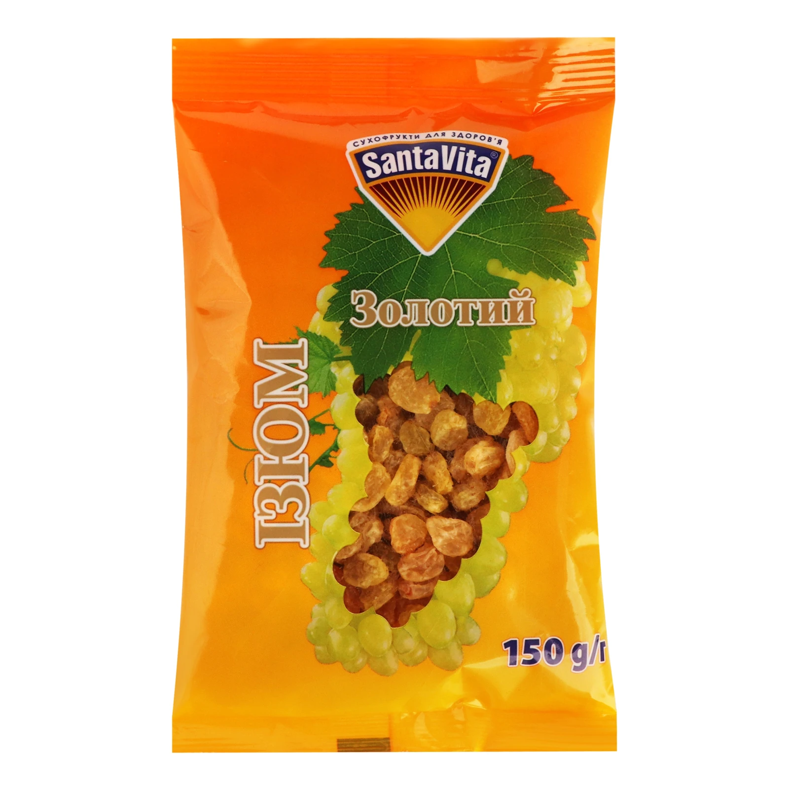 Сух. Санта Віта 150г родзинки Золотий Фото №:1