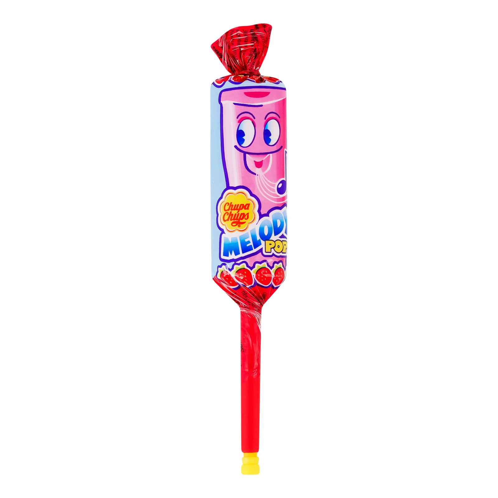 Карамель Chupa Chups Melody pops зі смаком полуниці 15г Фото навігації №:1