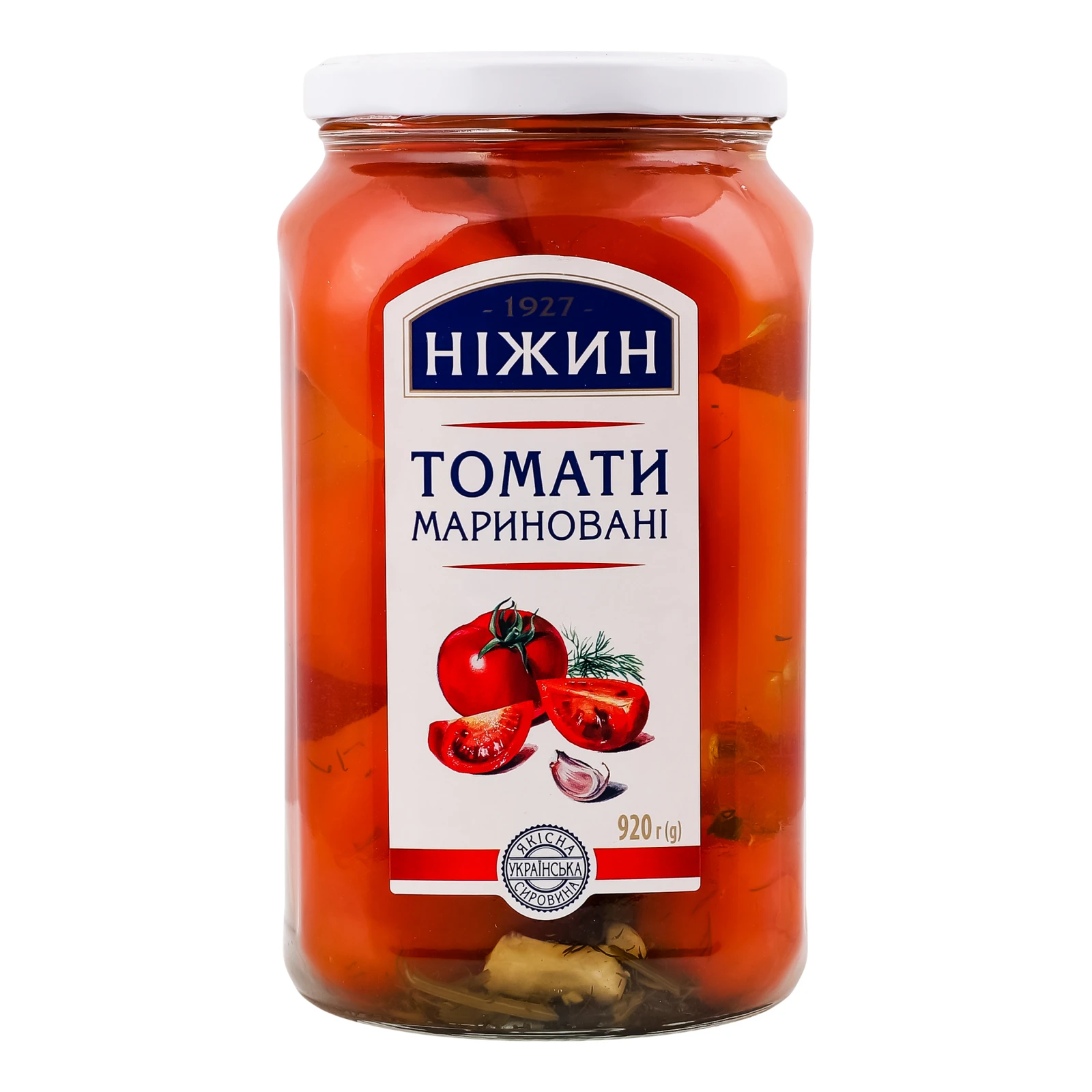 Томати Ніжин мариновані 920г