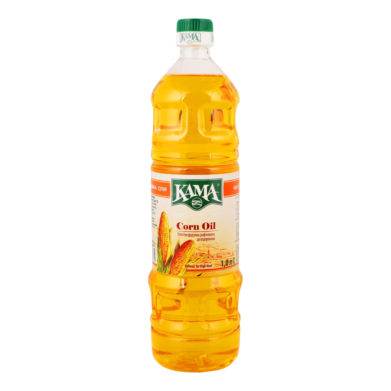 Олія Кама кукурудзяна рафінована дезодорована 1л Фото №:1
