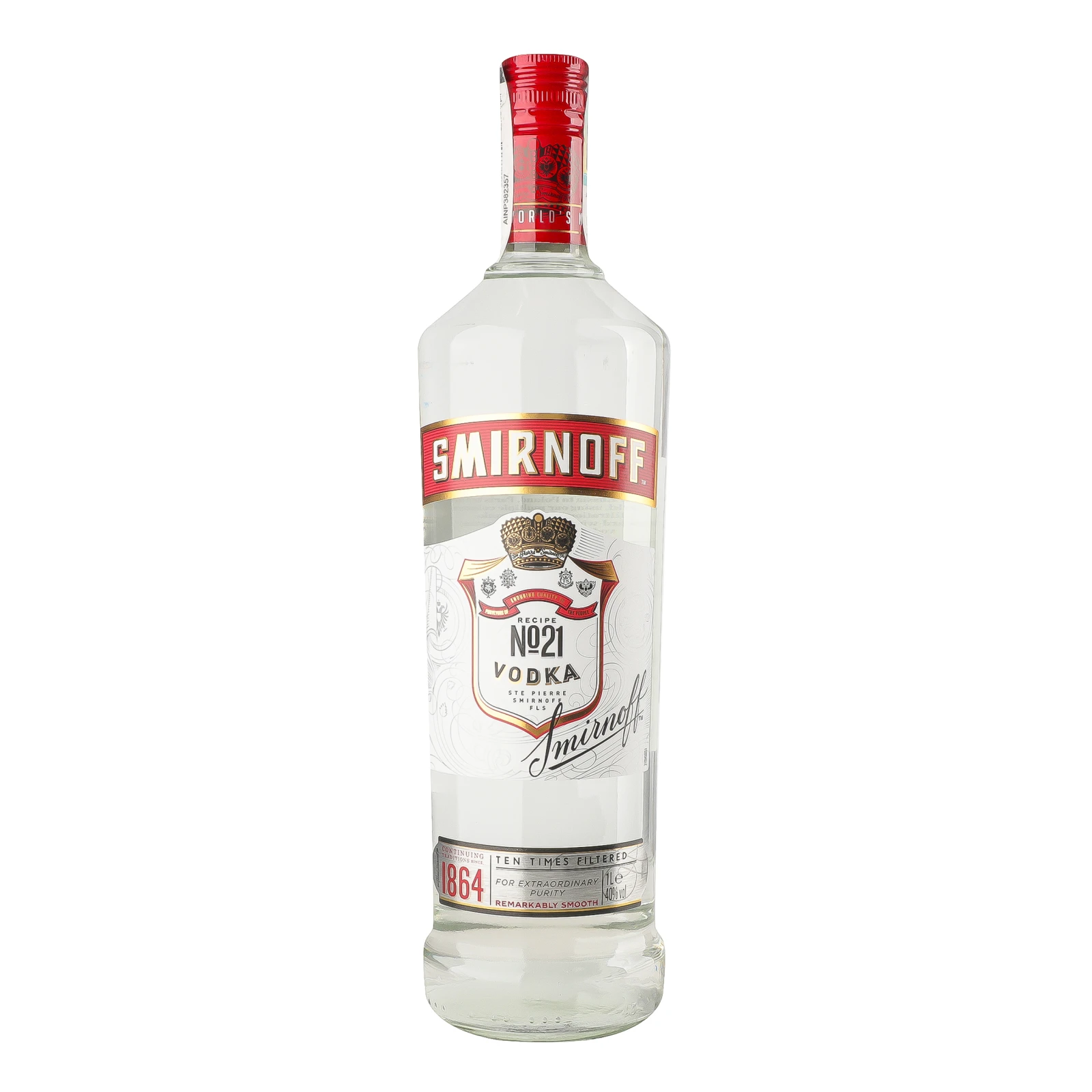 Горілка Smirnoff Red 40% 1л Фото №:1