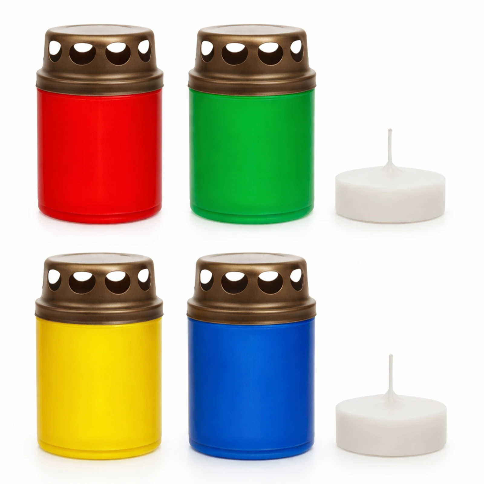 Лампадка пластикова кольорова в асортименті на вибір Фото №:1