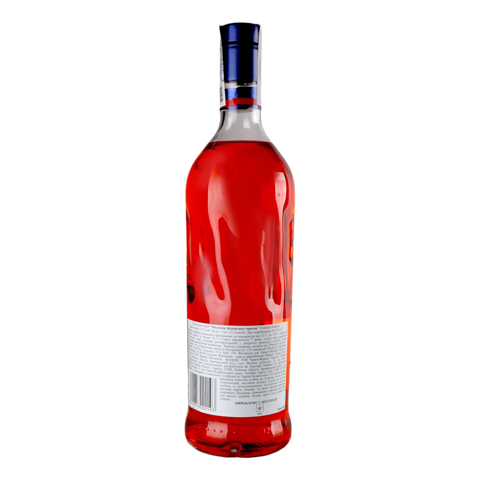 Напій алкогольний Finlandia Журавлина червона 37.5% 1л Фото №:2