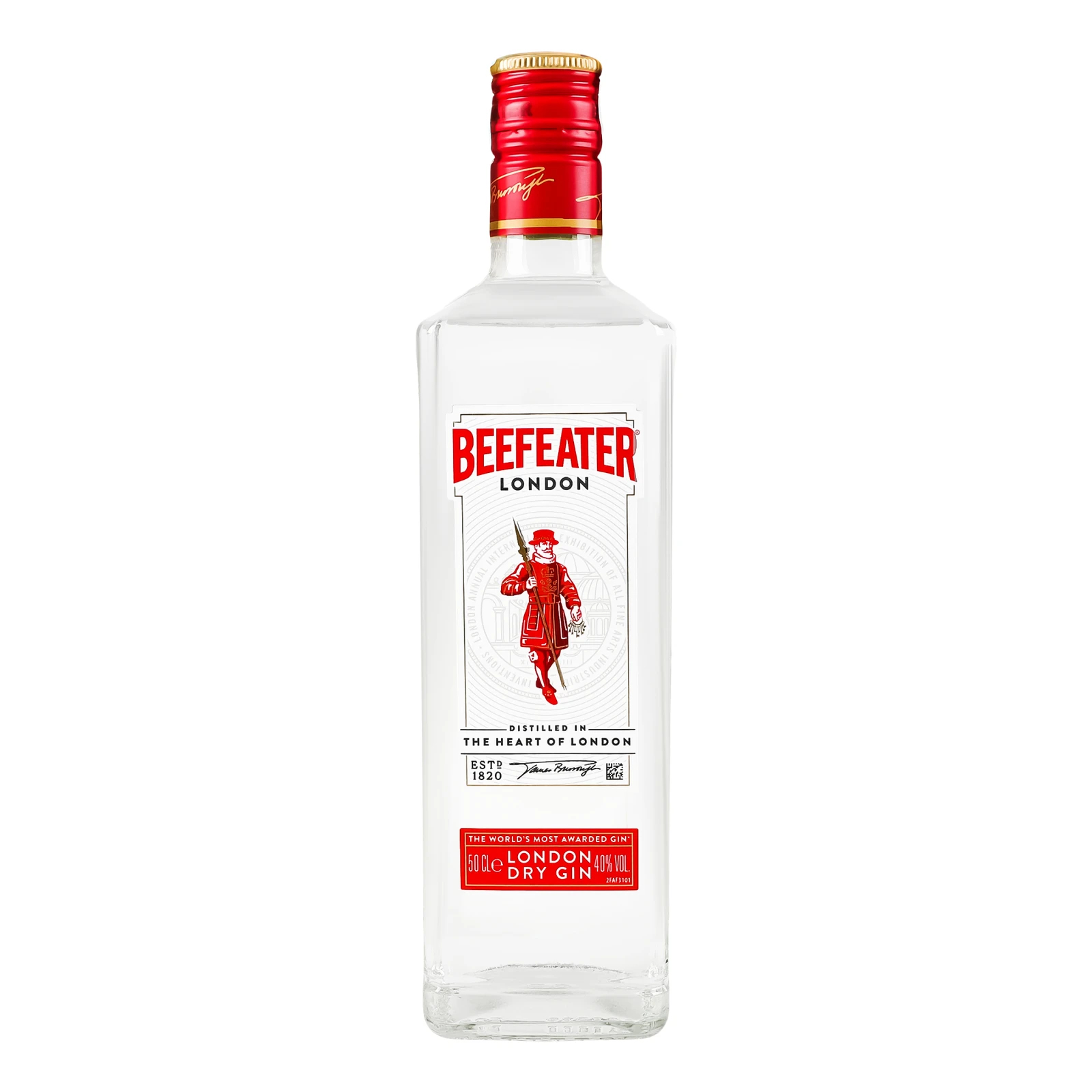Джин Beefeater London сухий 40% 500мл Фото навігації №:1