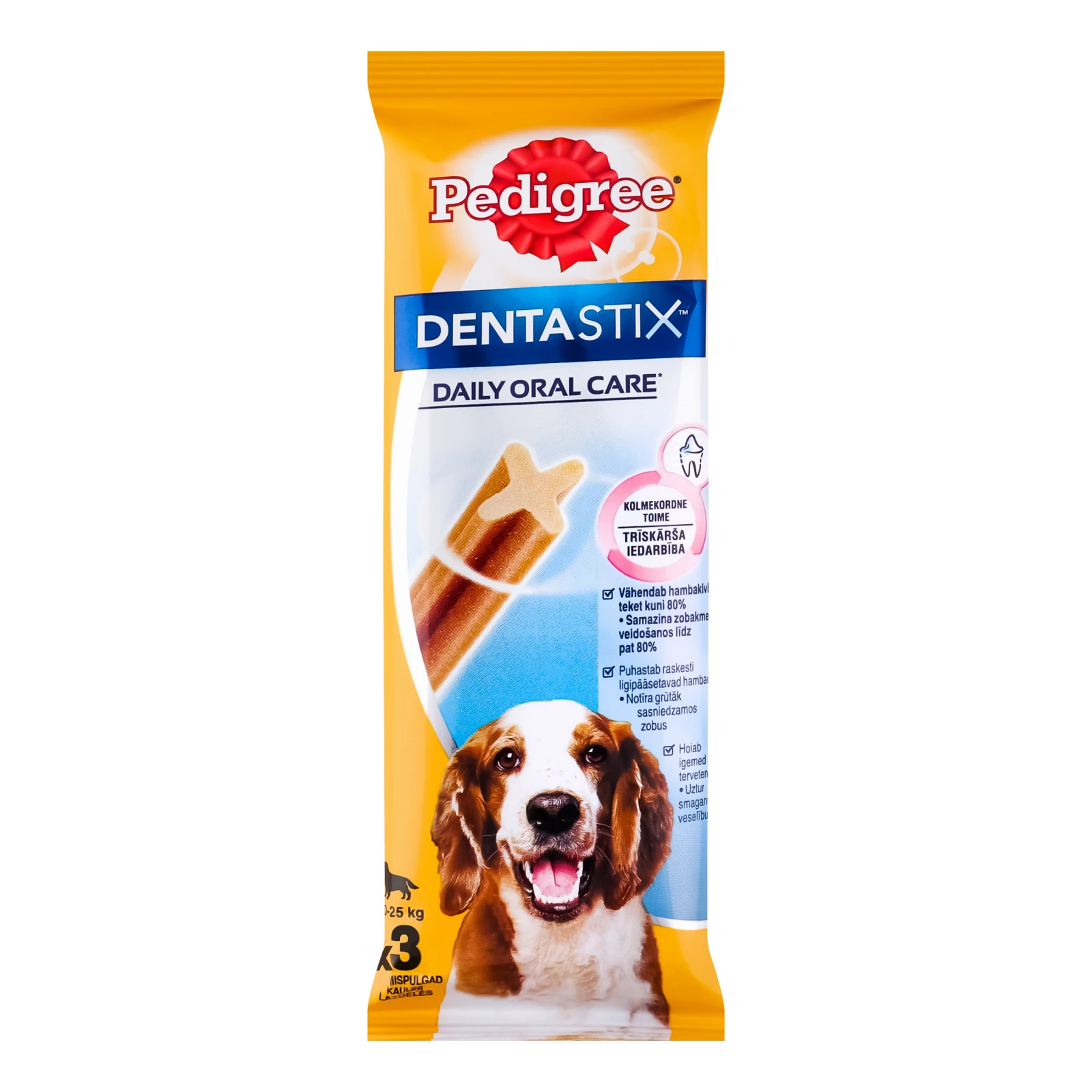 Корм сухий Pedigree Denta Stix для дорослих собак середніх порід старших за 4 місяці 77г Фото №:1