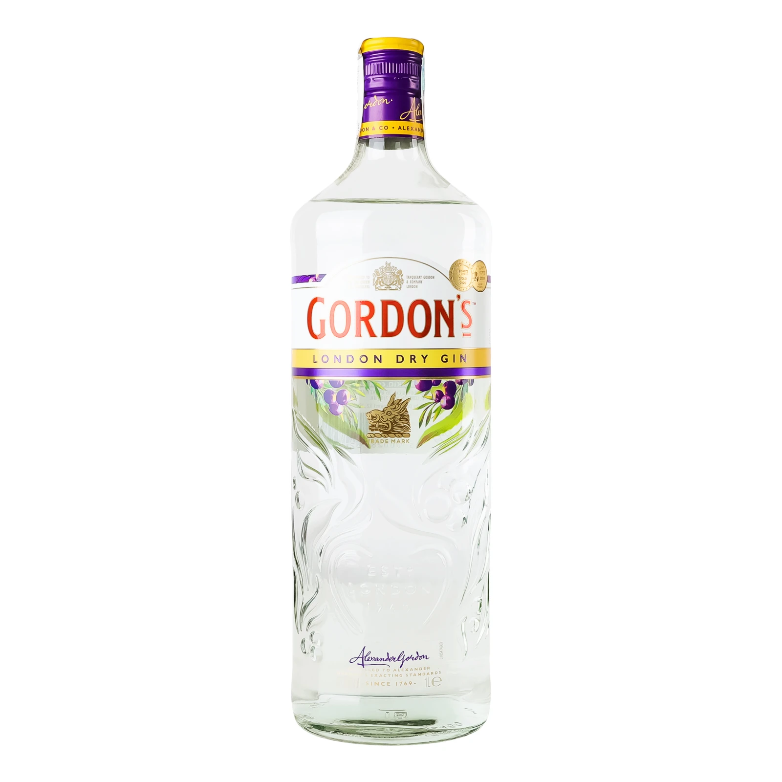 Джин Gordon's London Dry 37.5% 1л Фото №:1