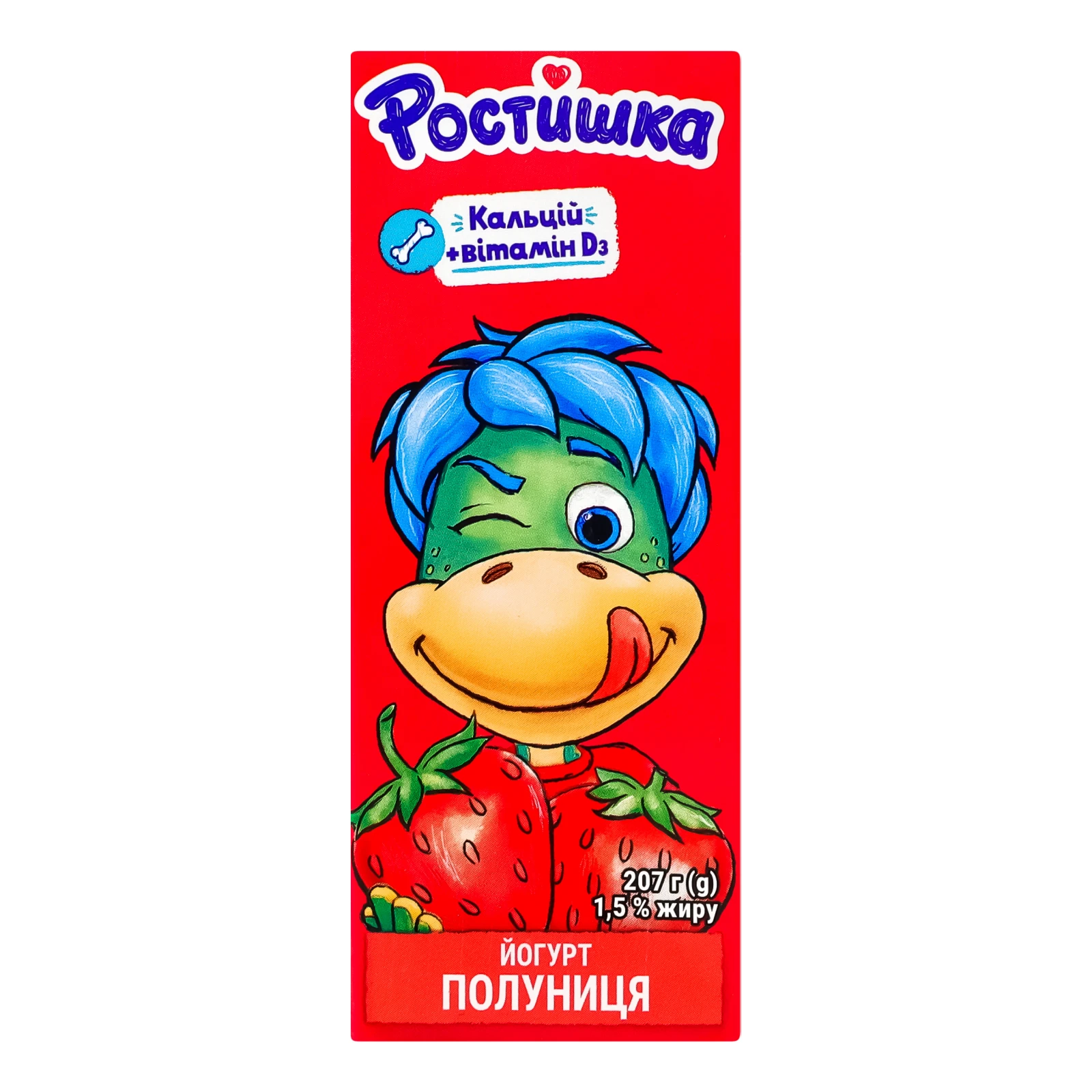 Йогурт Ростишка питний Полуниця 1.5% 207г Фото №:1