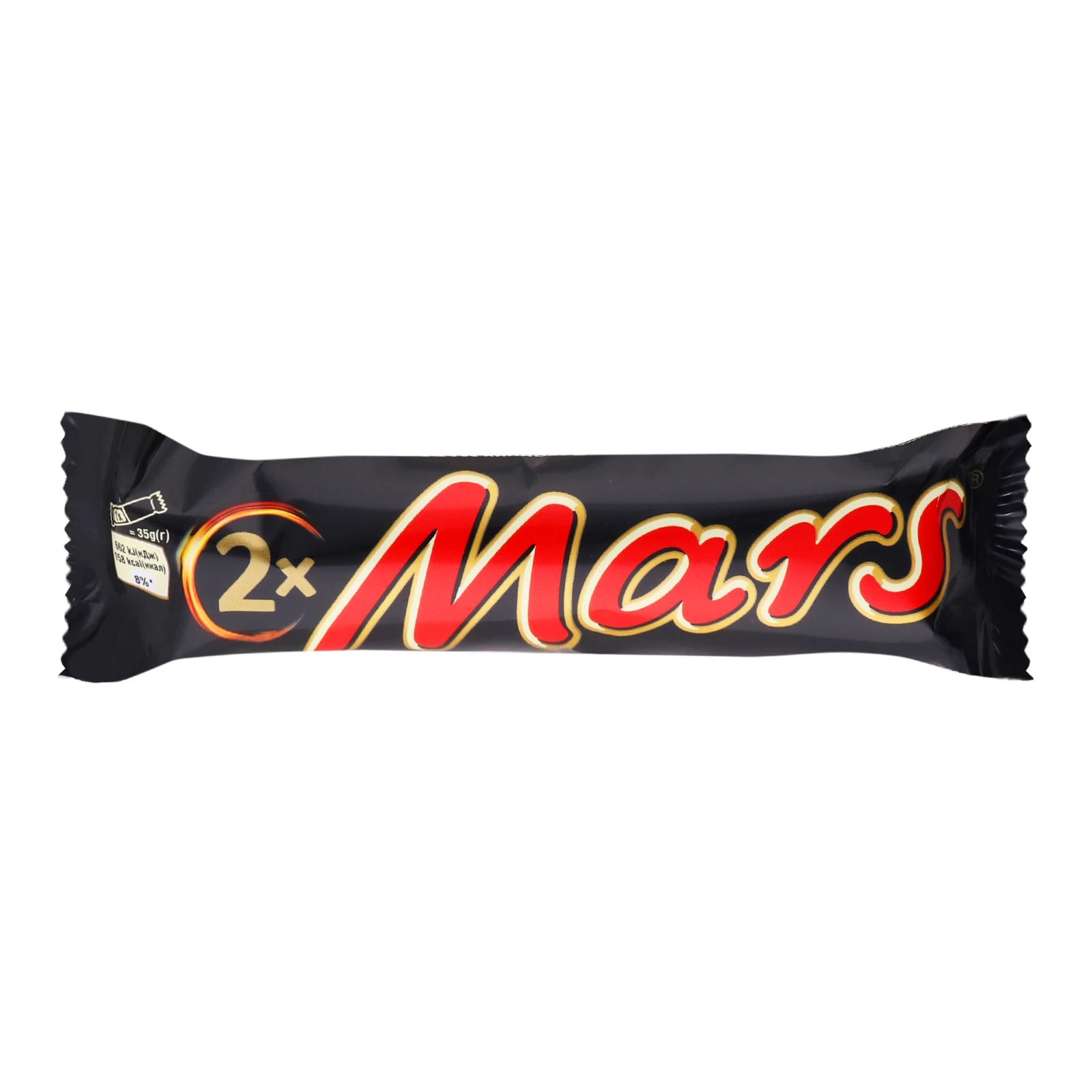 Батончик Mars з нугою і карамеллю вкритий молочним шоколадом 2*35г/уп Фото №:1