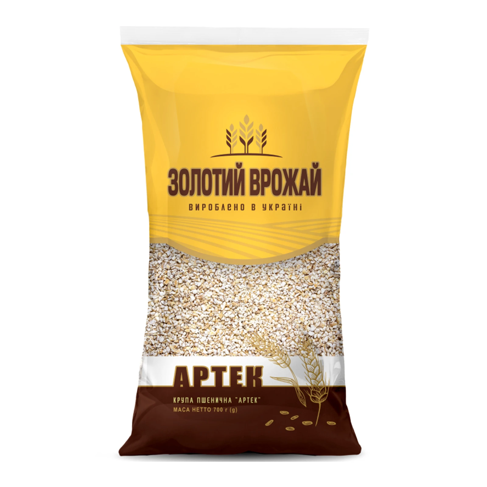 Крупа пшенична Золотий врожай Артек 700г Фото №:1
