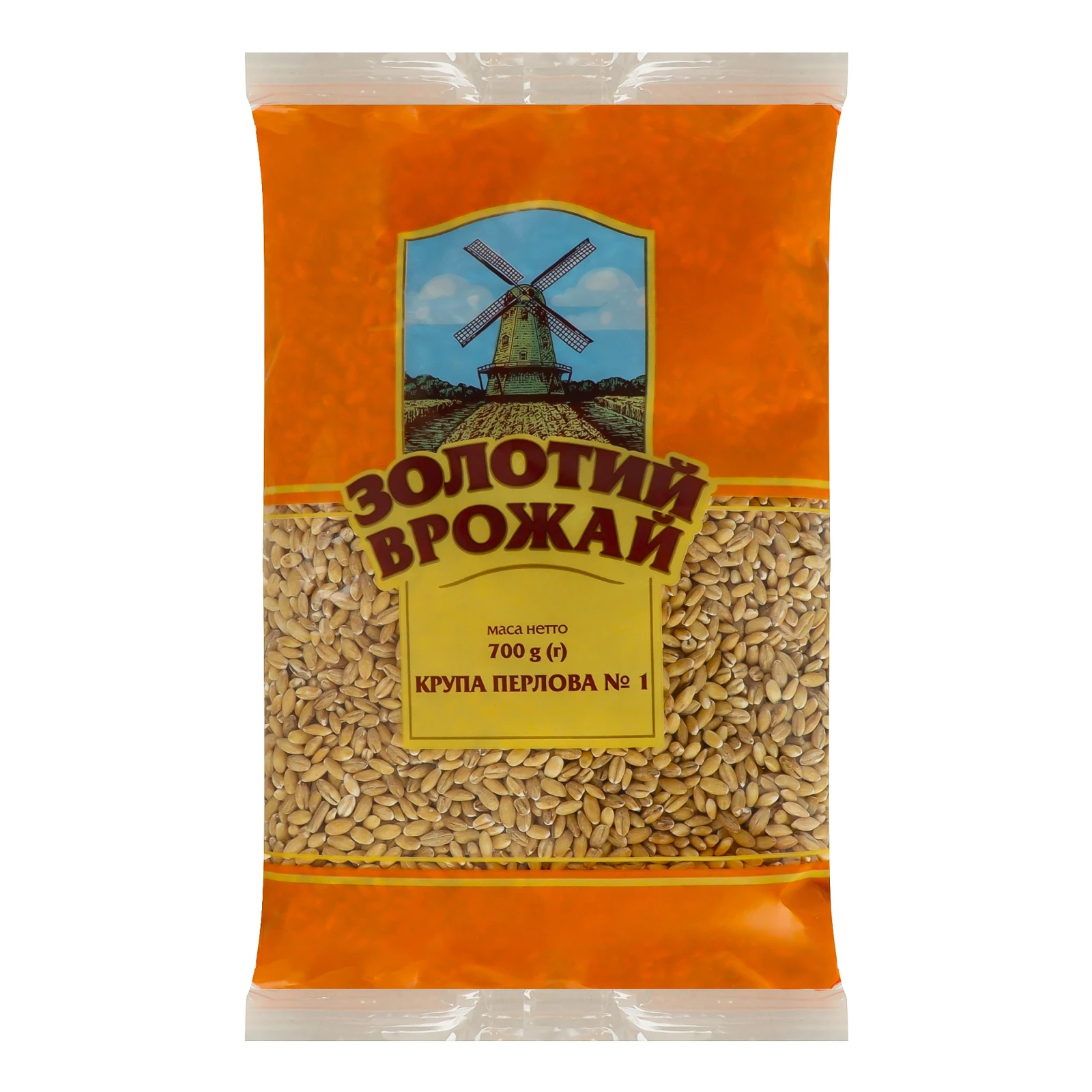 Крупа перлова Золотий врожай 700г Фото №:1