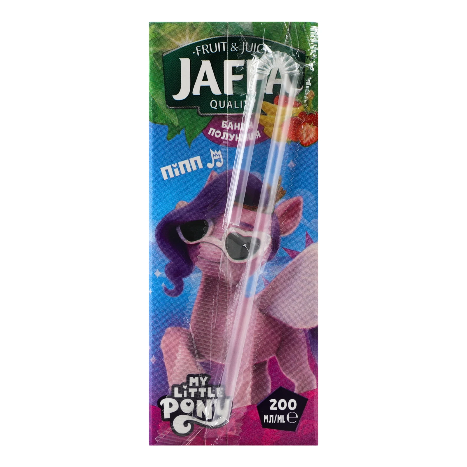 Нектар Jaffa стерилізований банан-полуниця 200мл Фото №:2