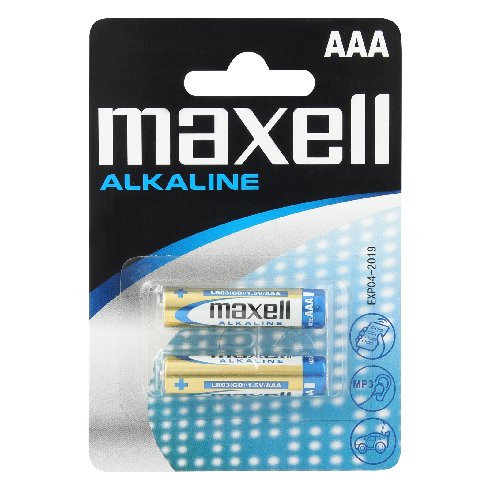 Батарейки Maxell Alkaline AAА LR03 2шт
