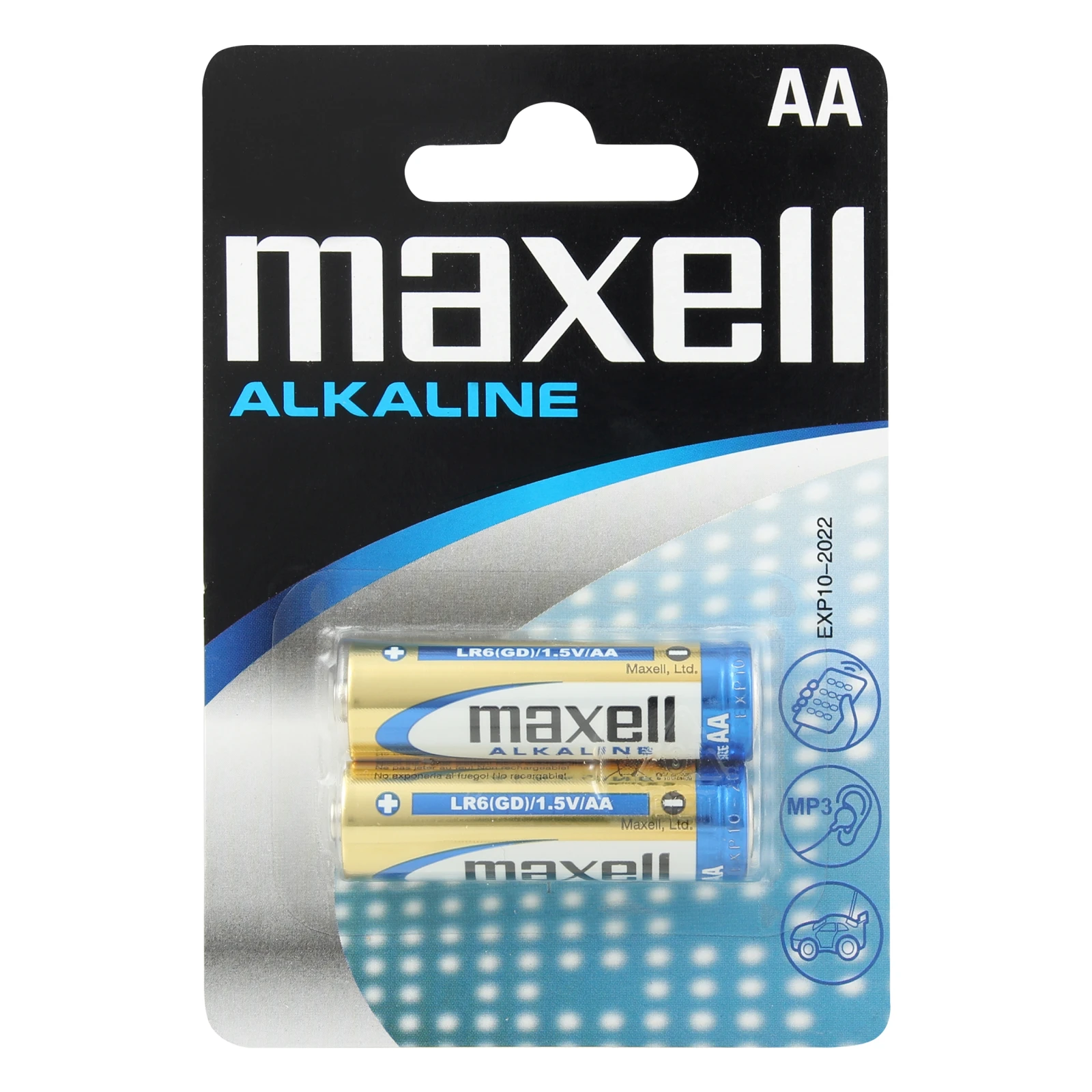 Батарейки Maxell Alkaline AA LR6 2шт Фото навігації №:1