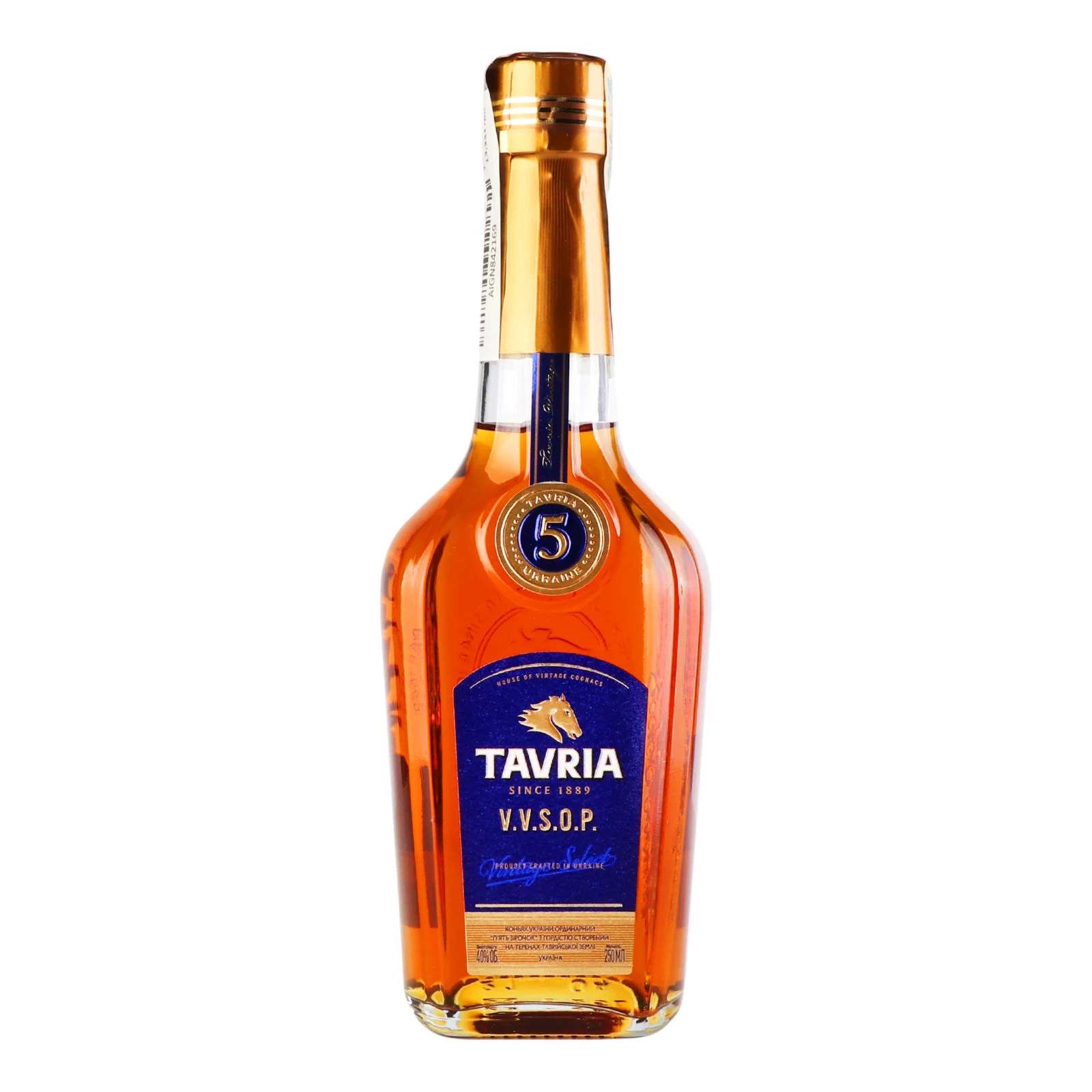 Коньяк Tavria VSOP 5 зірок 40% 0.25л Фото №:1