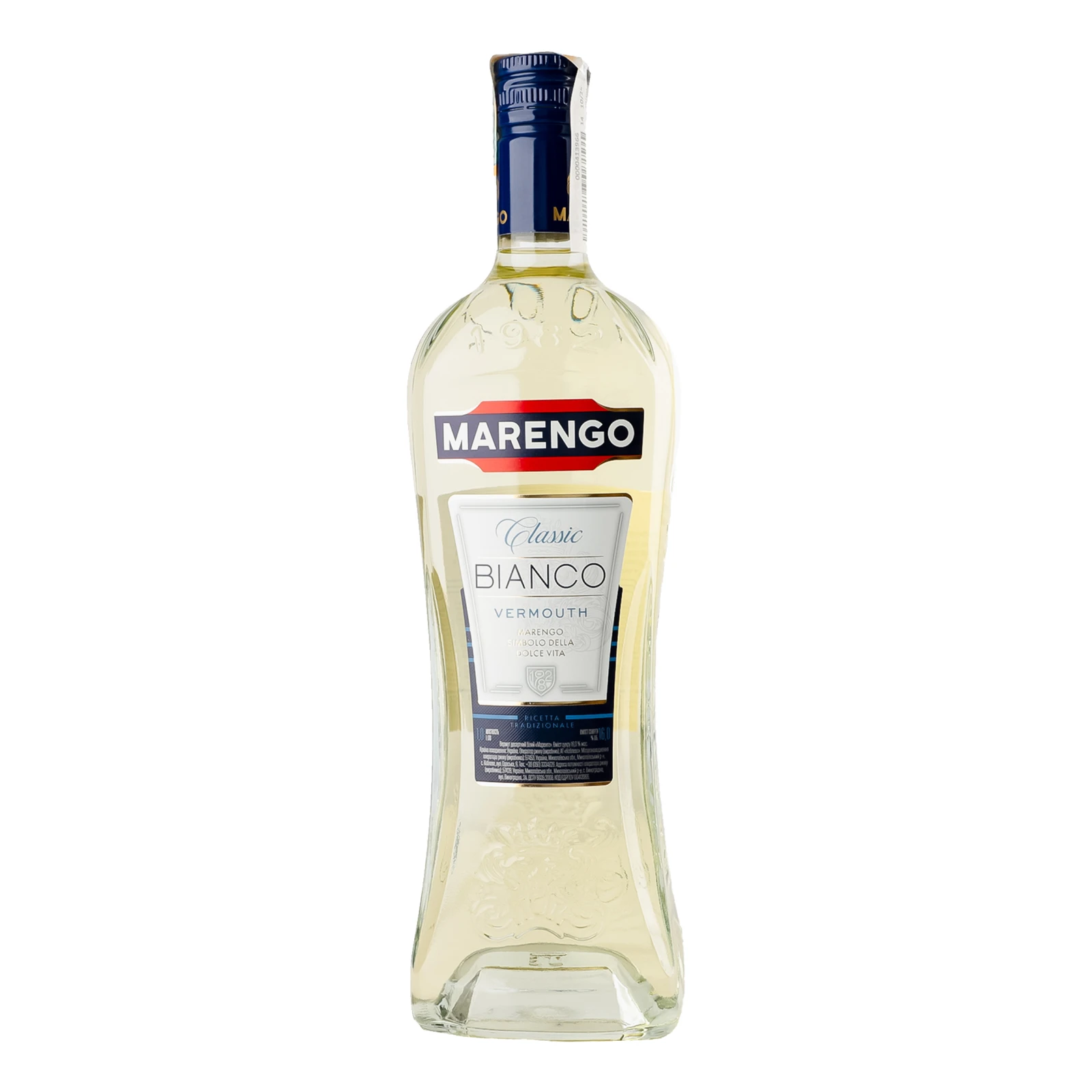 Вермут Marengo Classic Bianco білий десертний 16% 1л Фото №:1