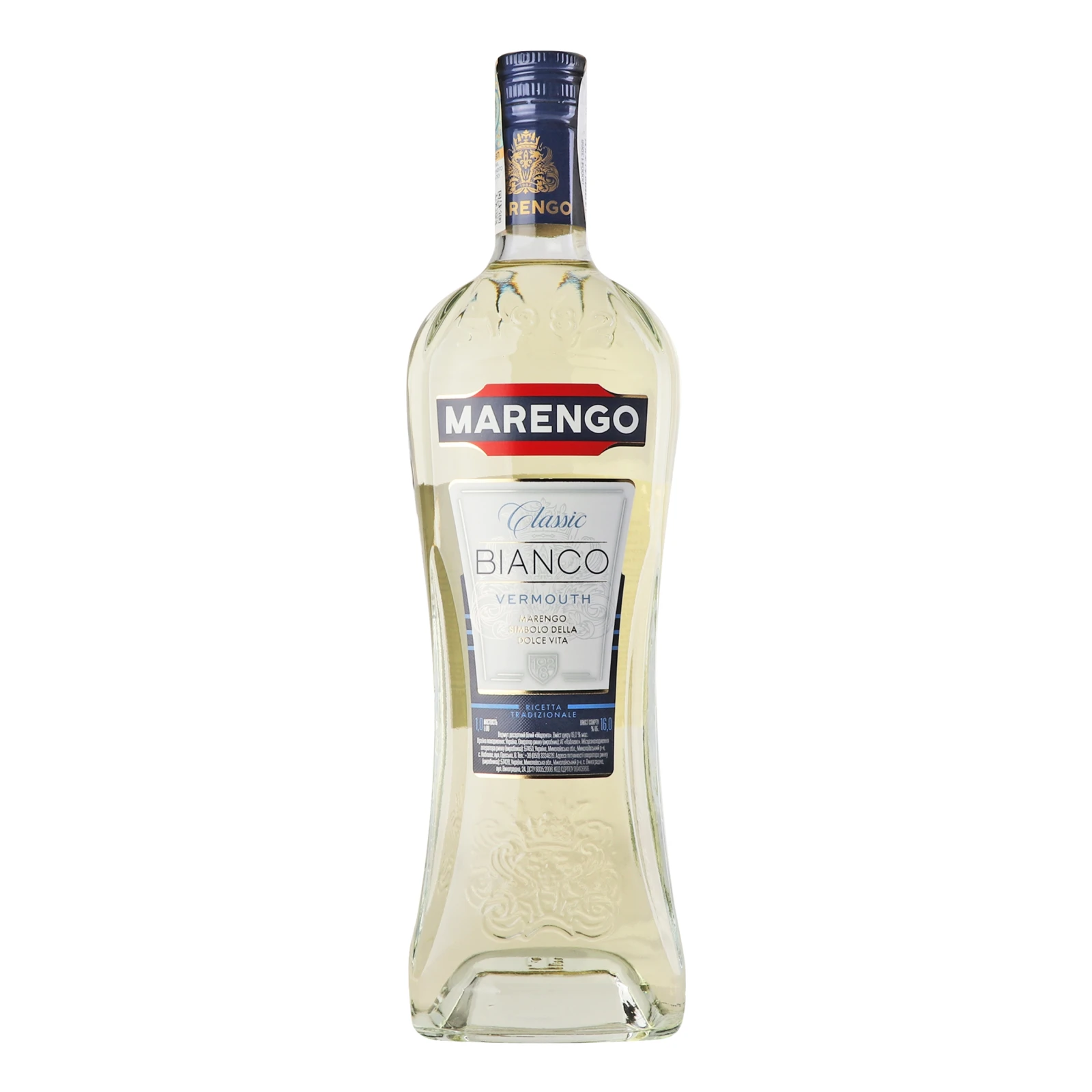 Вермут Marengo Classic Bianco білий десертний 16% 1л Фото №:1
