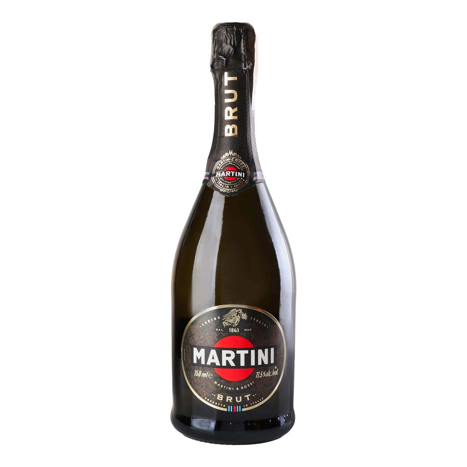 Вино ігристе Martini Brut біле брют 11.5% 0.75л