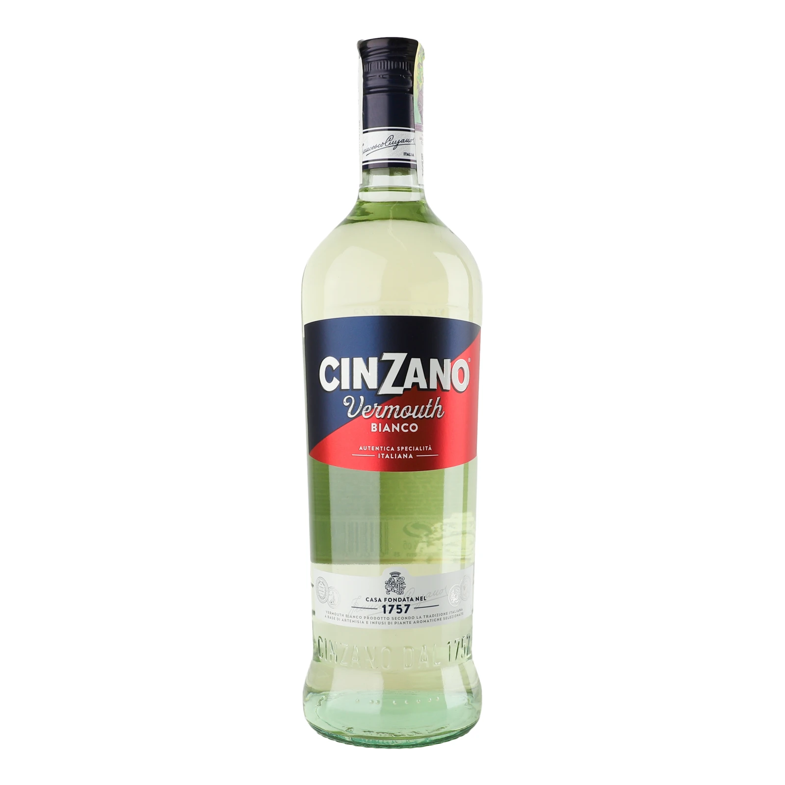 Вермут Cinzano Bianco лікерний білий 15% 1л