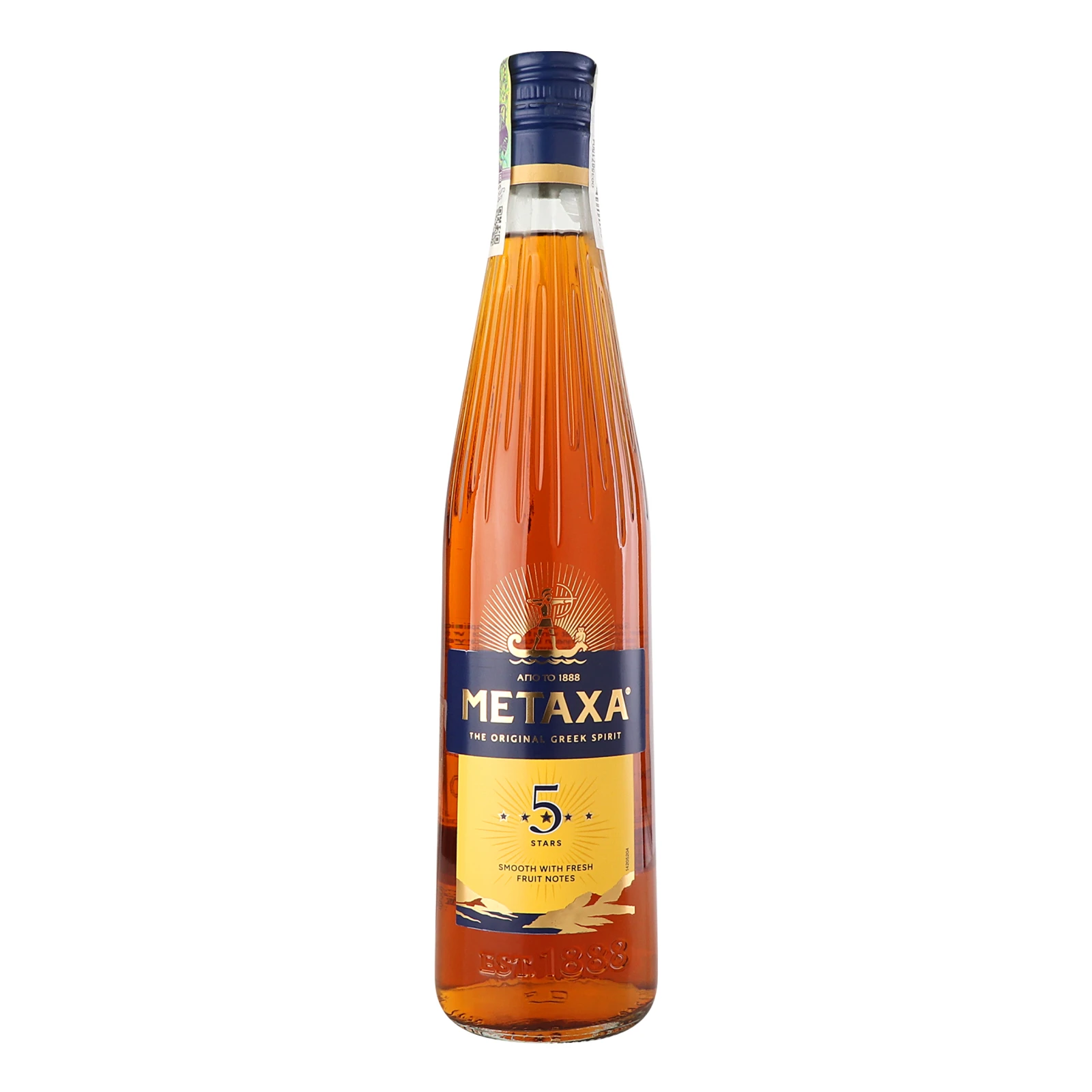 Напій алкогольний Metaxa 5 зірок 38% 0.7л