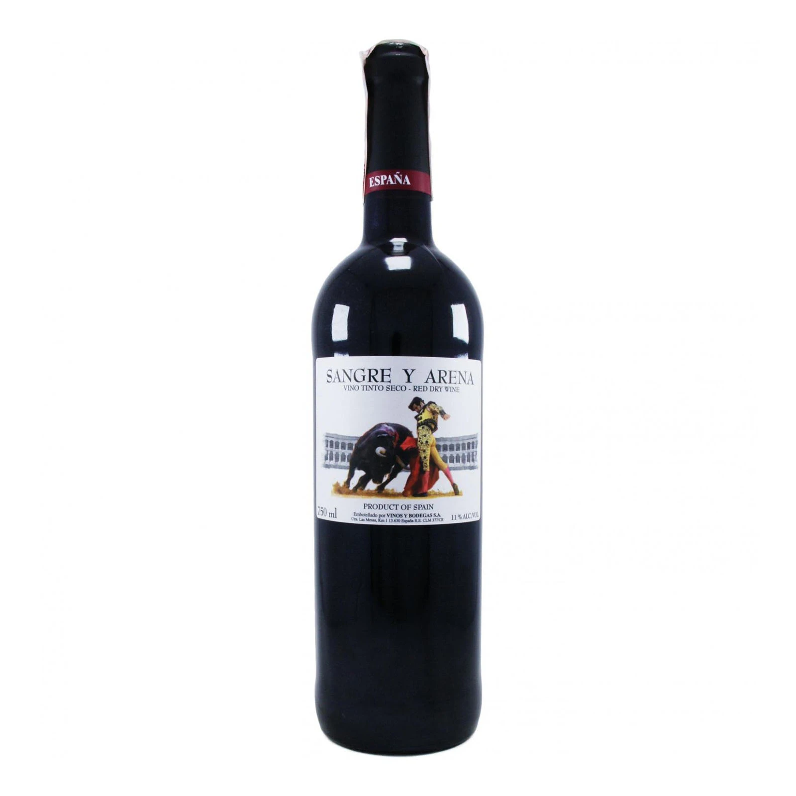 Вино Sangre y Arena Tinto secco червоне сухе 11% 0.75л Фото №:1