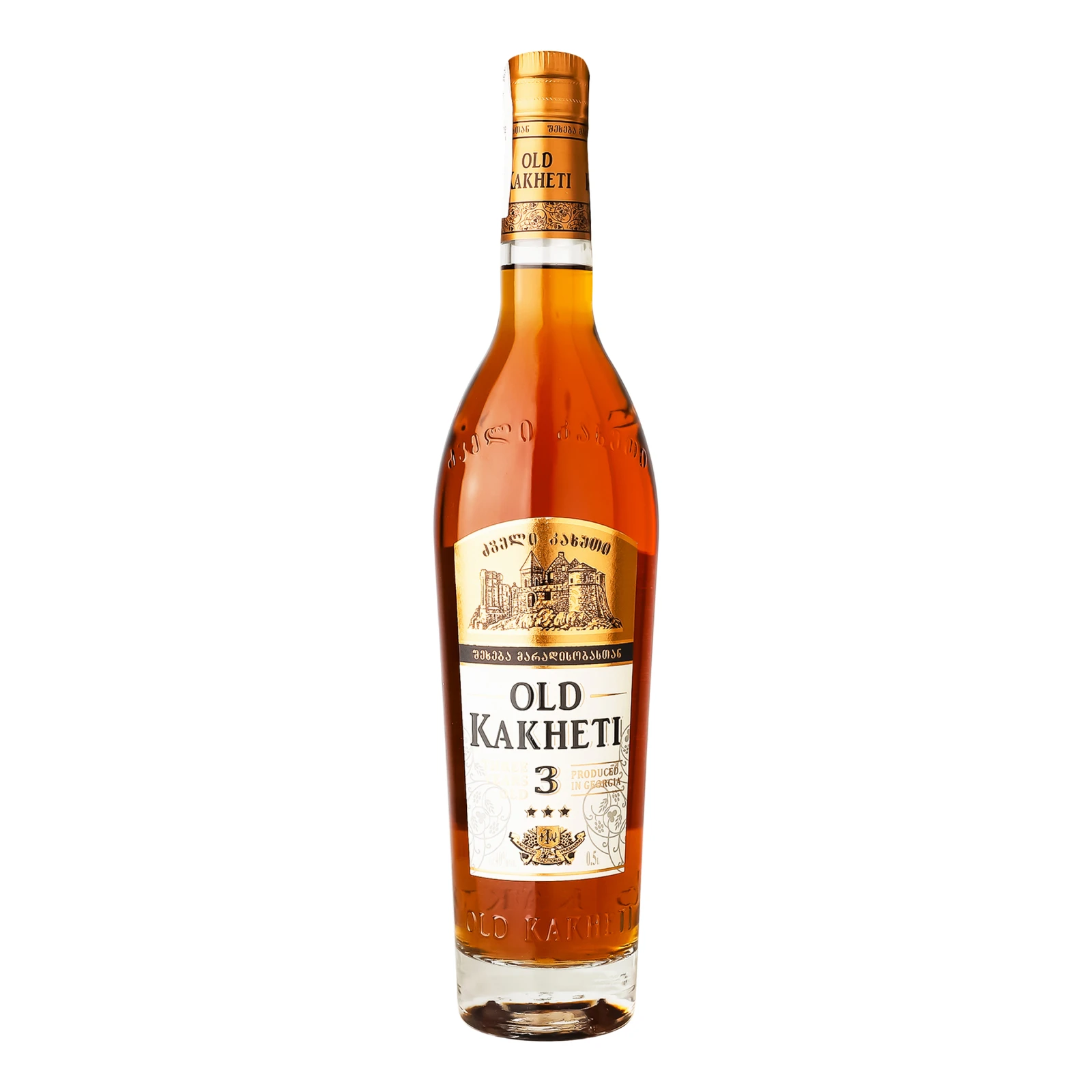 Бренді Old Kakheti грузинський 3 роки 40% 0.5л