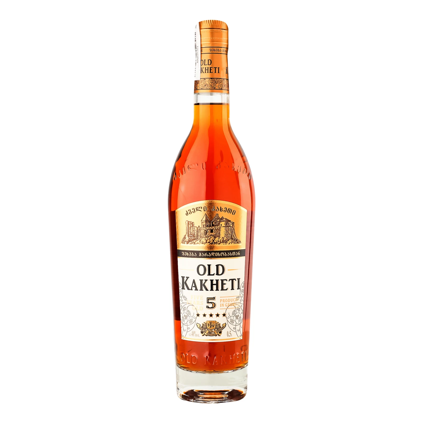 Бренді Old Kakheti 5 років грузинський 40% 0.5л