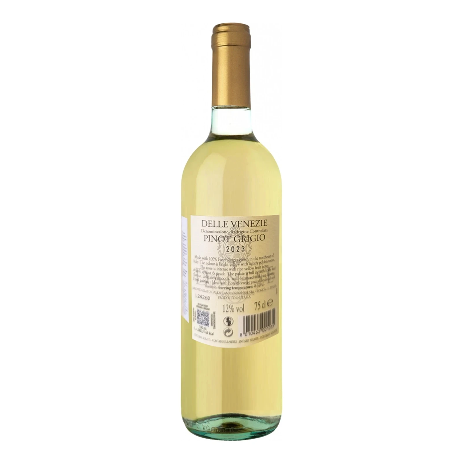 Вино Danese Pinot Grigio 0,75л біле сухе Фото №:2