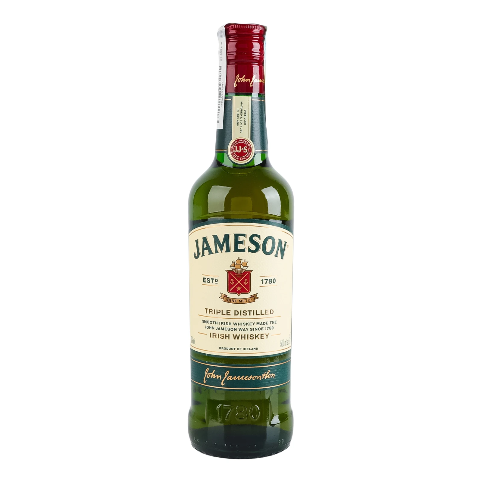 Віскі Jameson ірландське 40% 0.5л Фото №:1