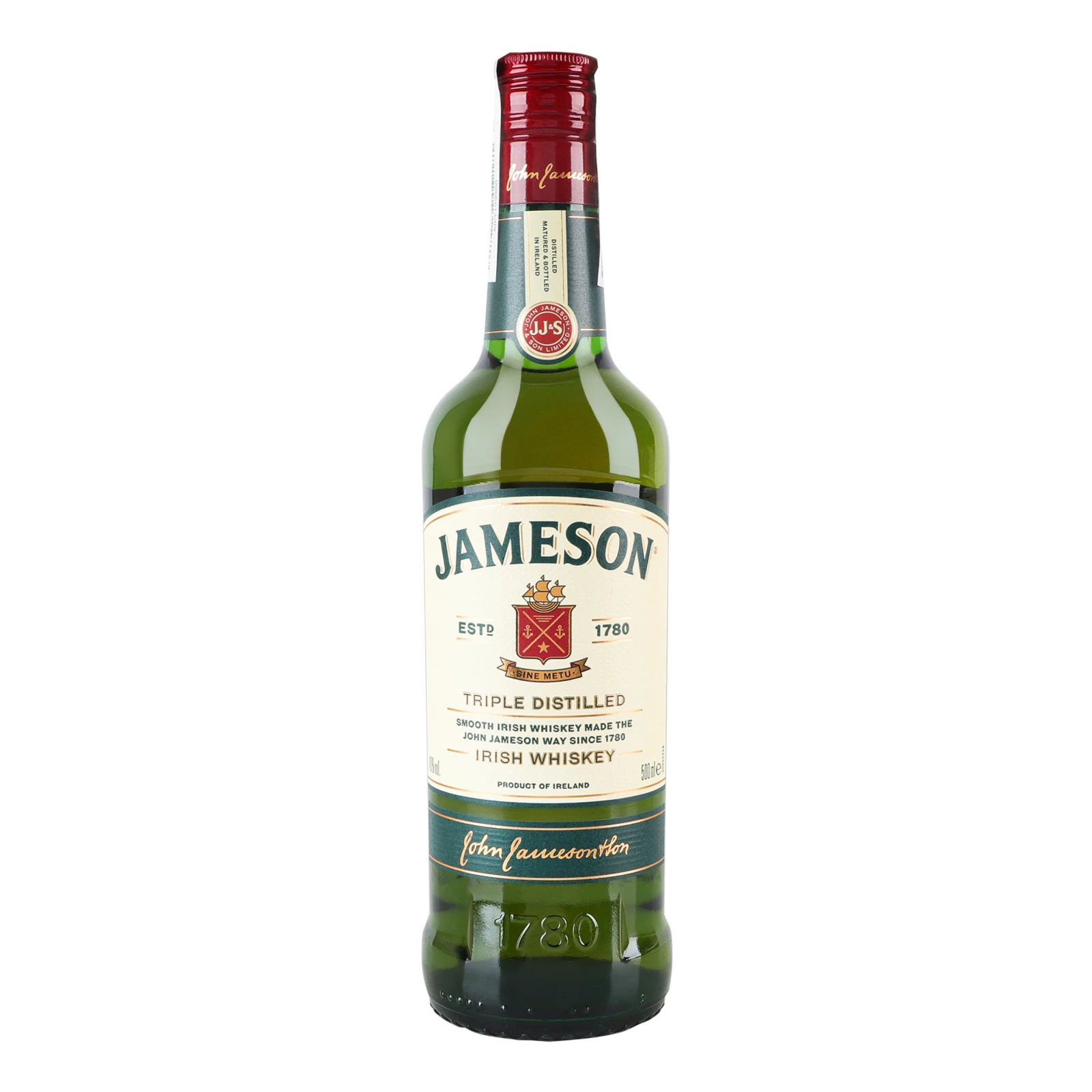 Віскі Jameson ірландське 40% 0.5л Фото навігації №:1