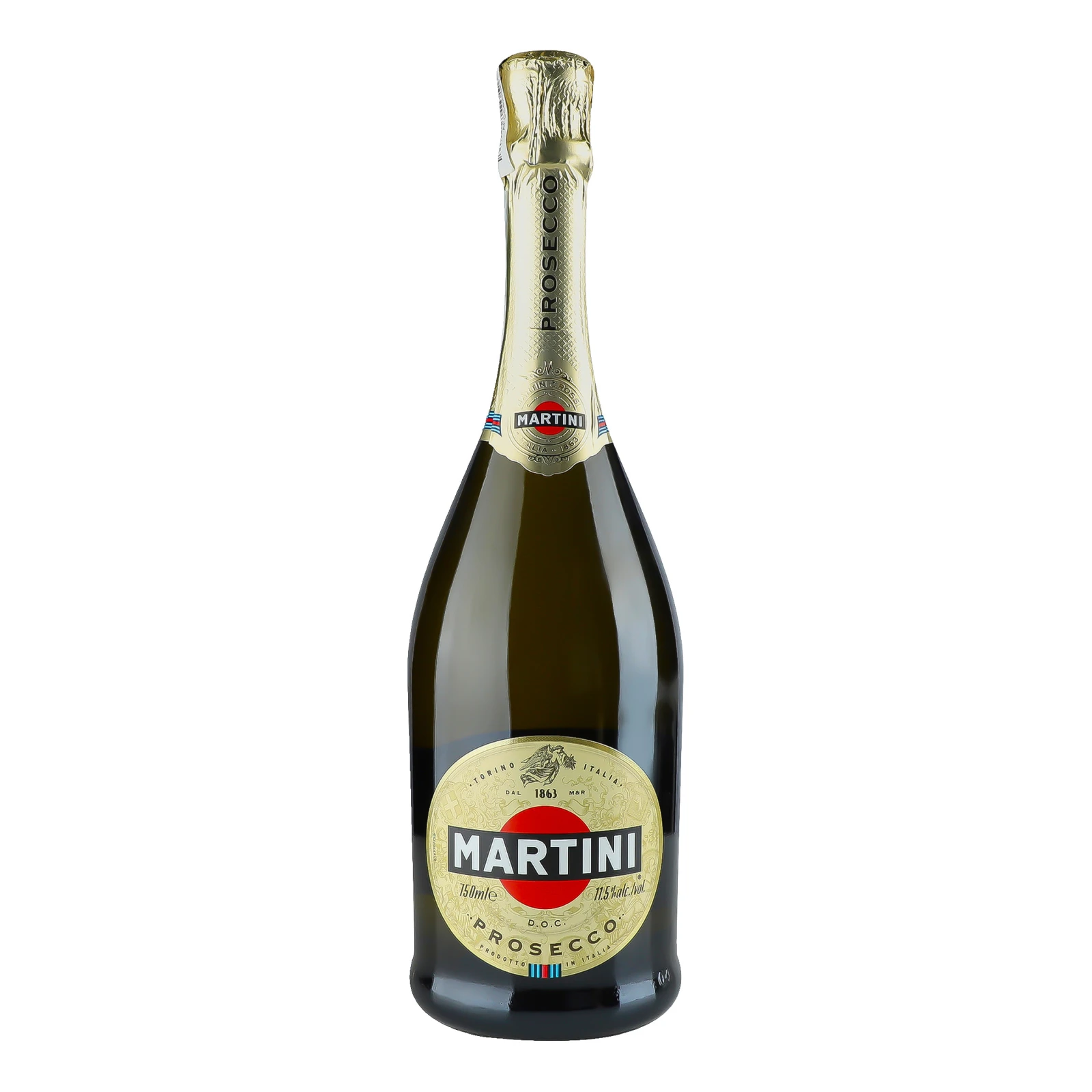 Вино ігристе Martini Prosecco біле брют 11.5% 0.75 л Фото №:1