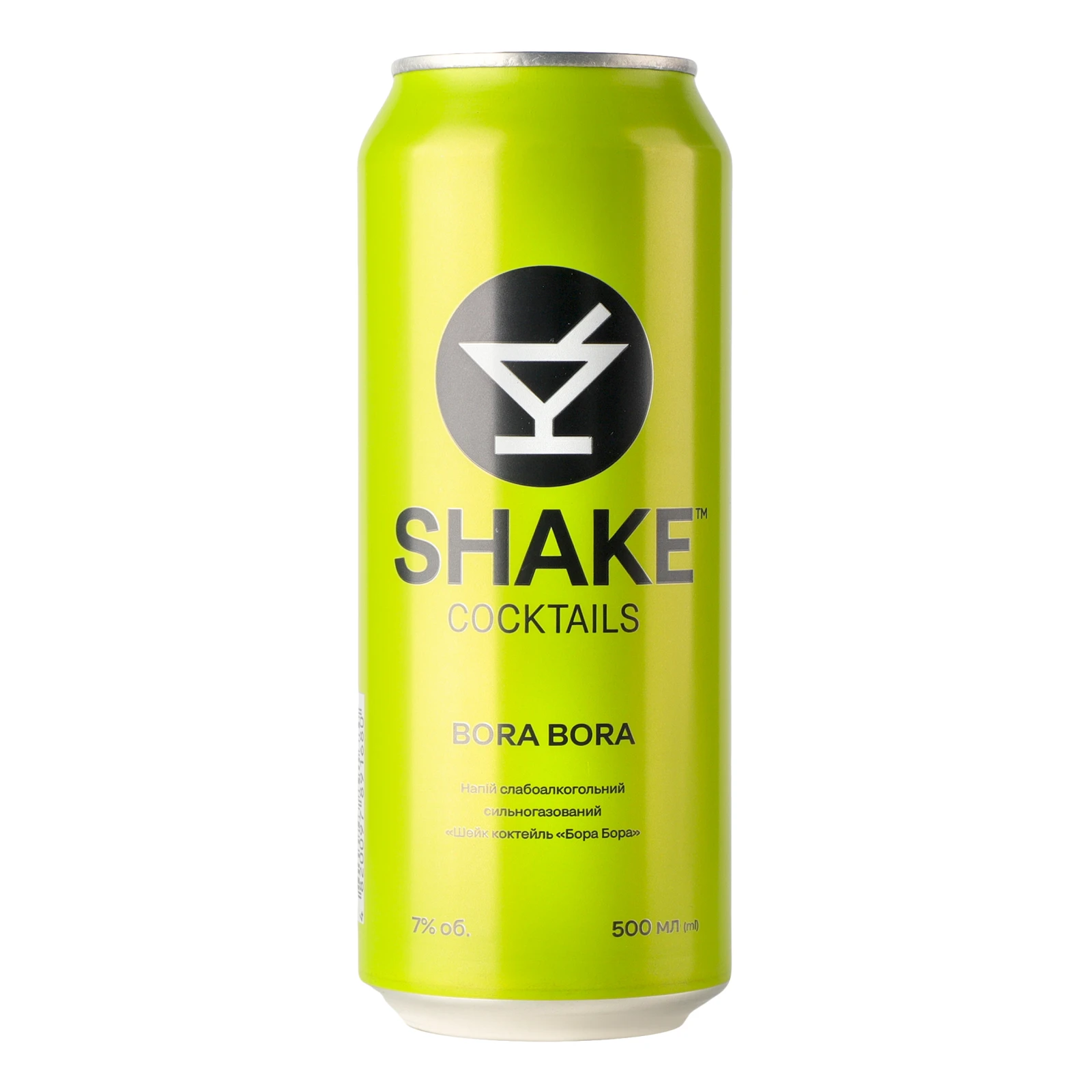 Напій слабоалкогольний Shake Cocktails сильногазований Бора Бора 7% 0.5л