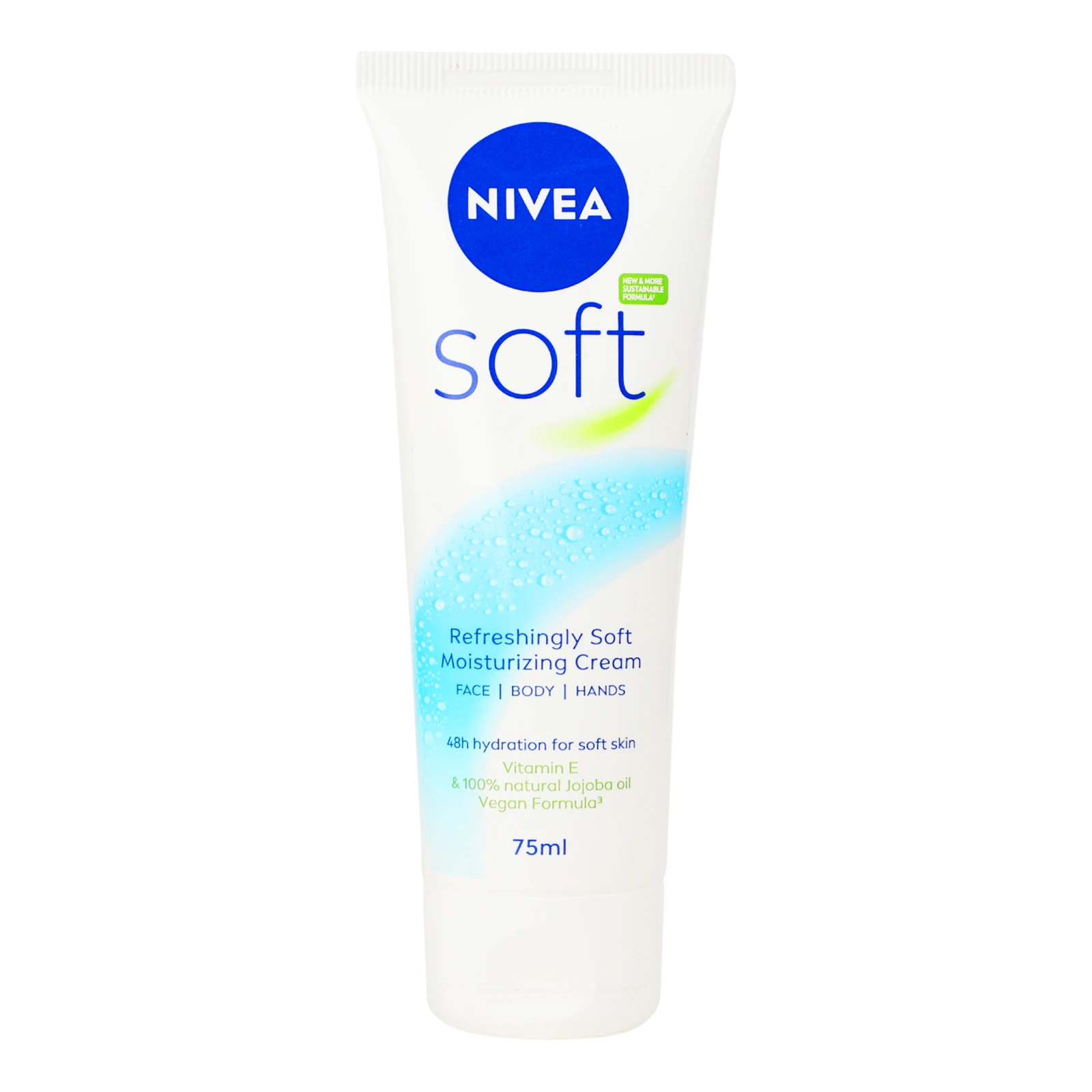 Крем для обличчя, рук та тіла Nivea Soft інтенсивний зволожуючий 75мл Фото №:1